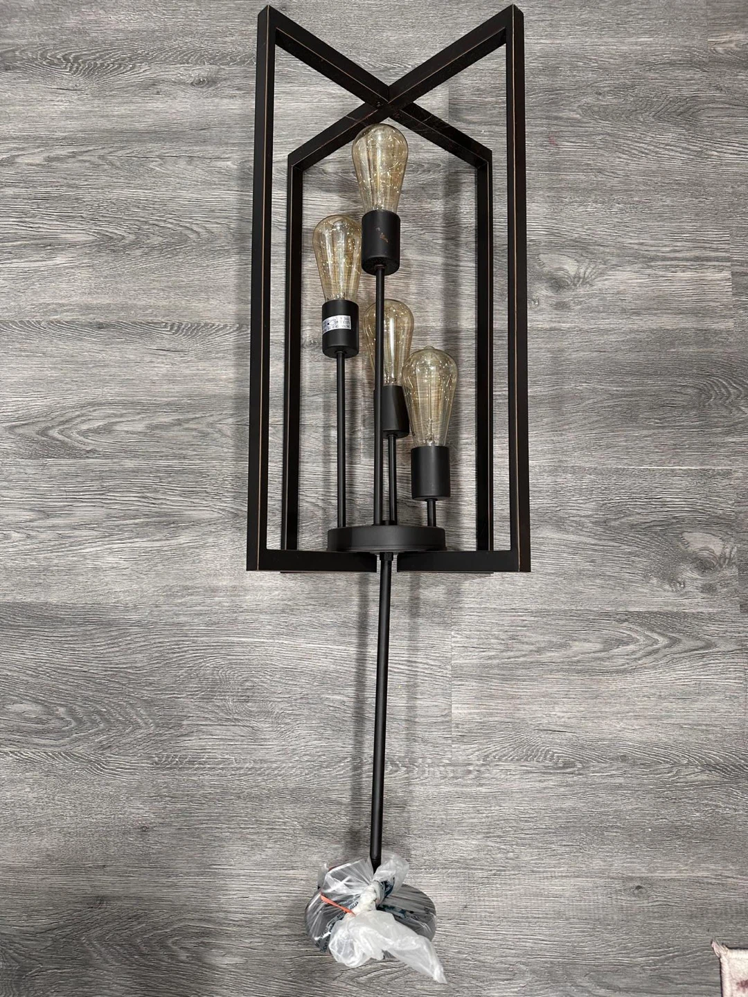 Bronze Industrial Pendant Light Fixture - photo 2