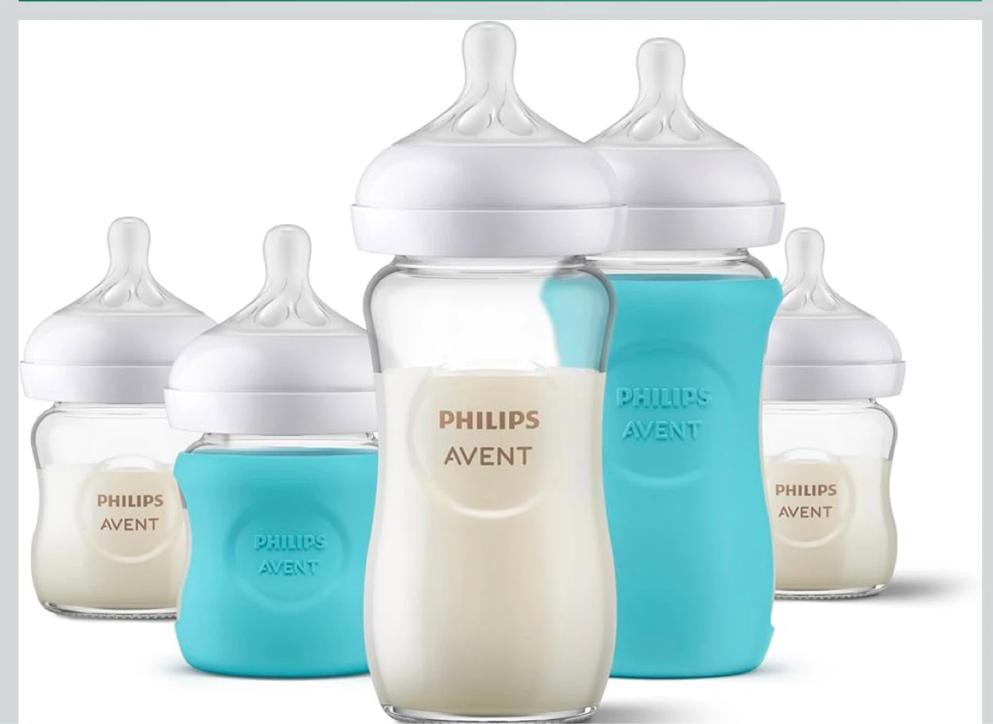 Philips Avent Natural Newborn Glass Baby Bottles Gift Set - photo 2