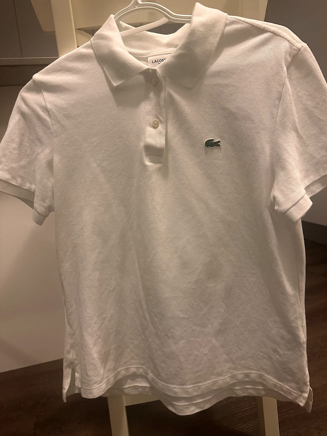 Lacoste Women's White Polo Shirt Size 40 - photo 2