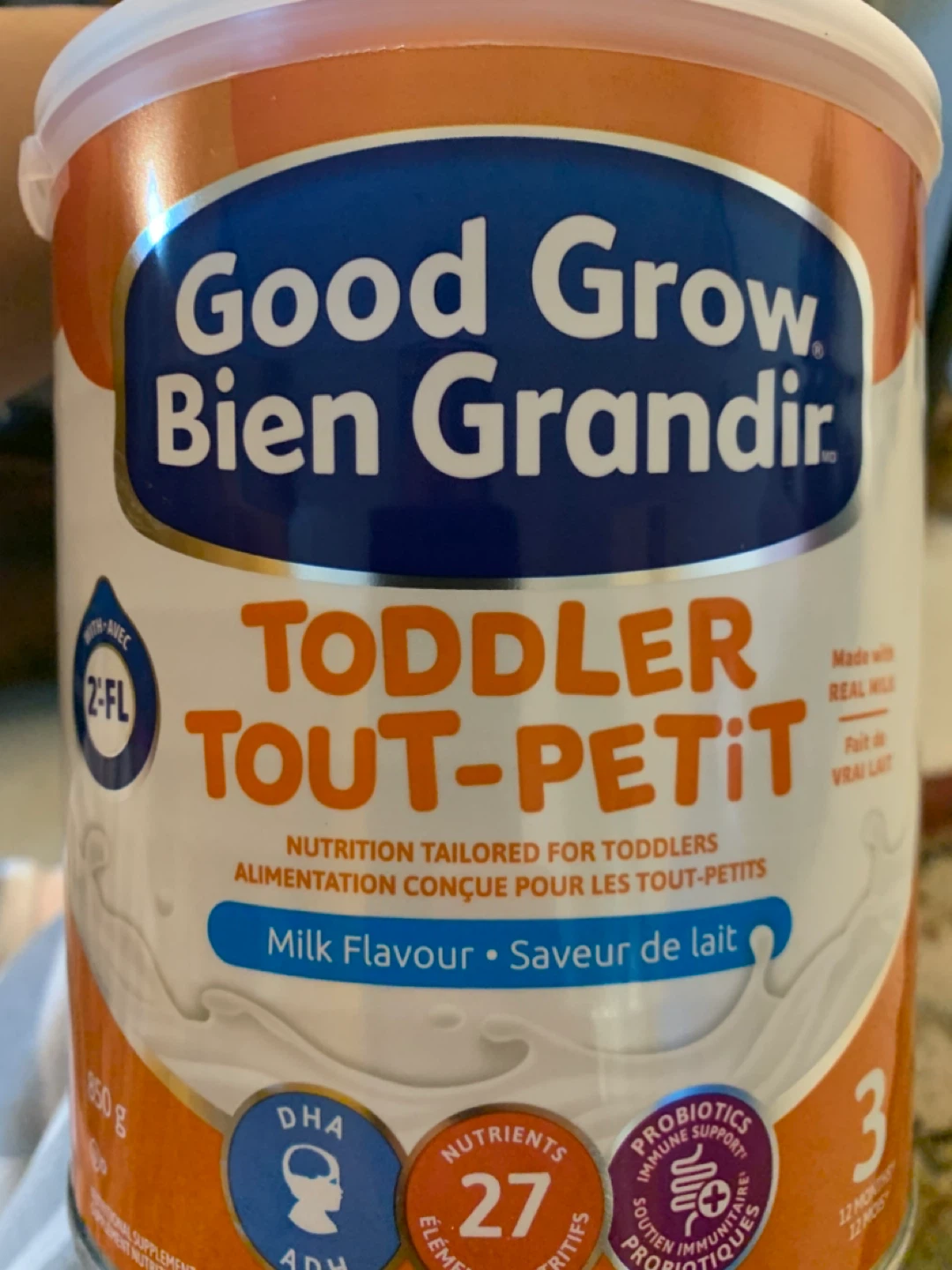 Good Grow Bien Grandir Toddler Drink 850g