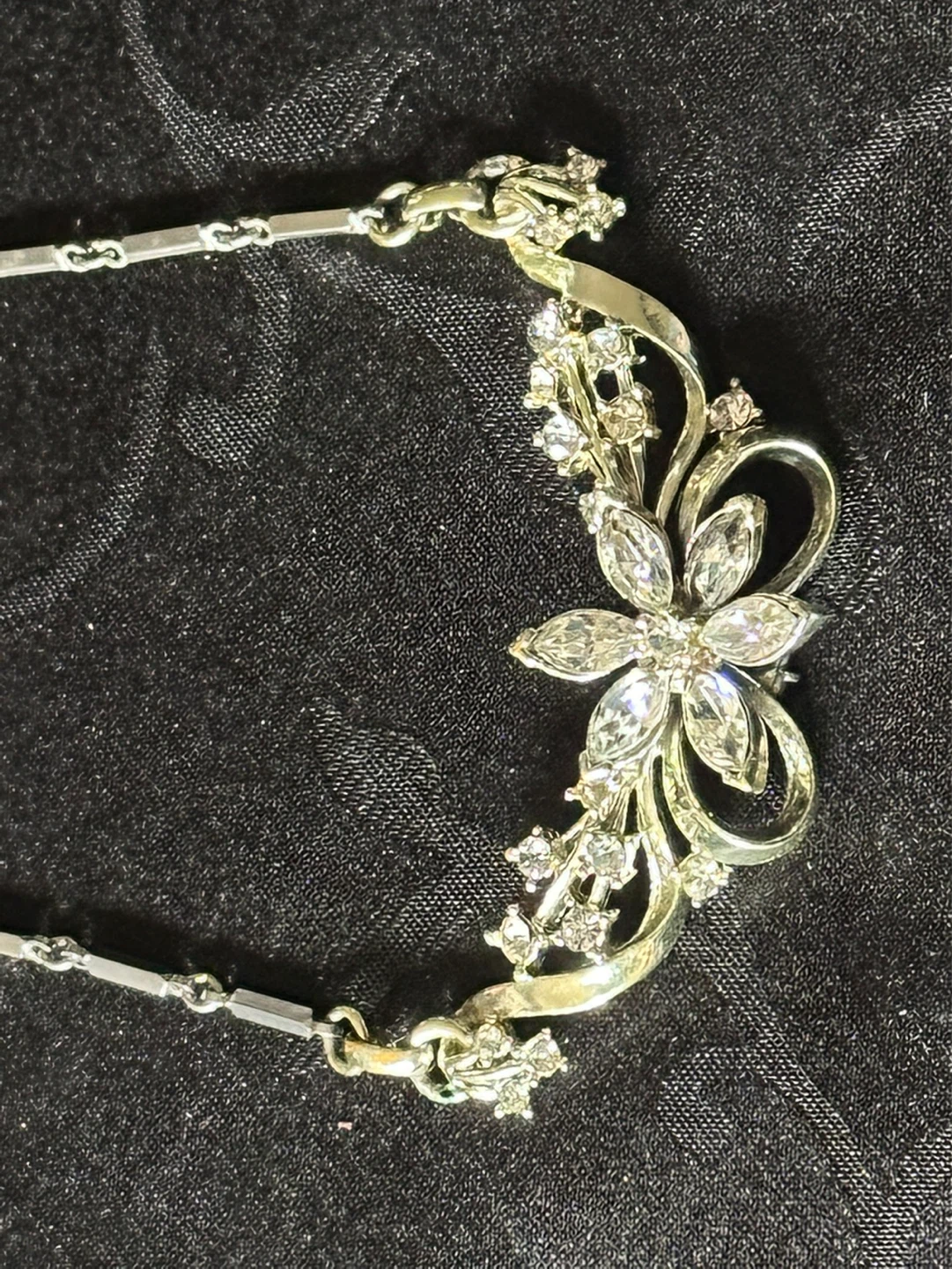 Vintage signed Coro Crystal Necklace - photo 2