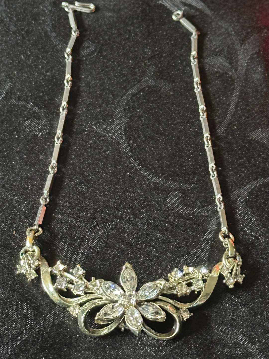 Vintage signed Coro Crystal Necklace