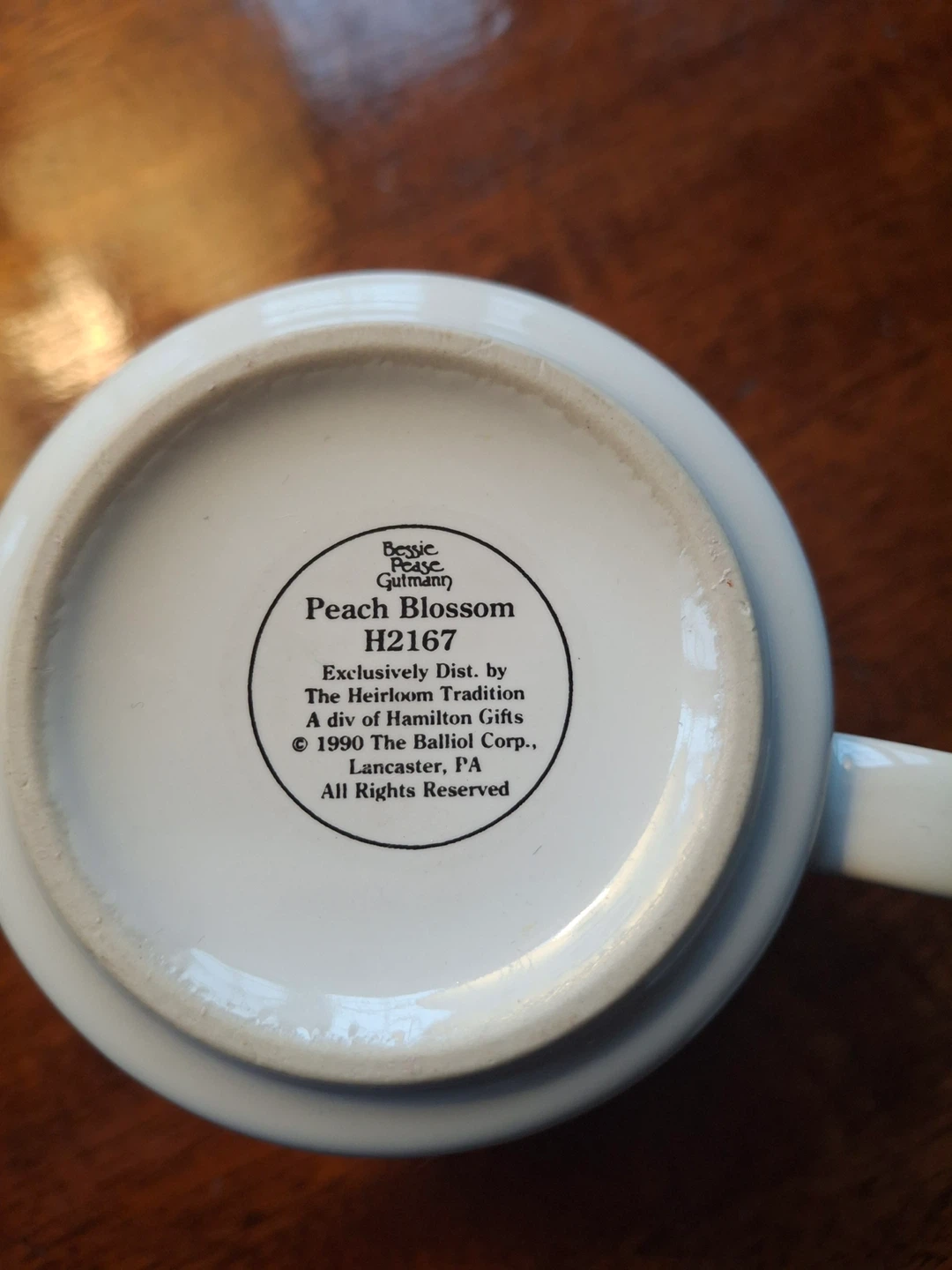 Bessie Pease Gutmann ‘Peach Blossom’ mug - photo 5