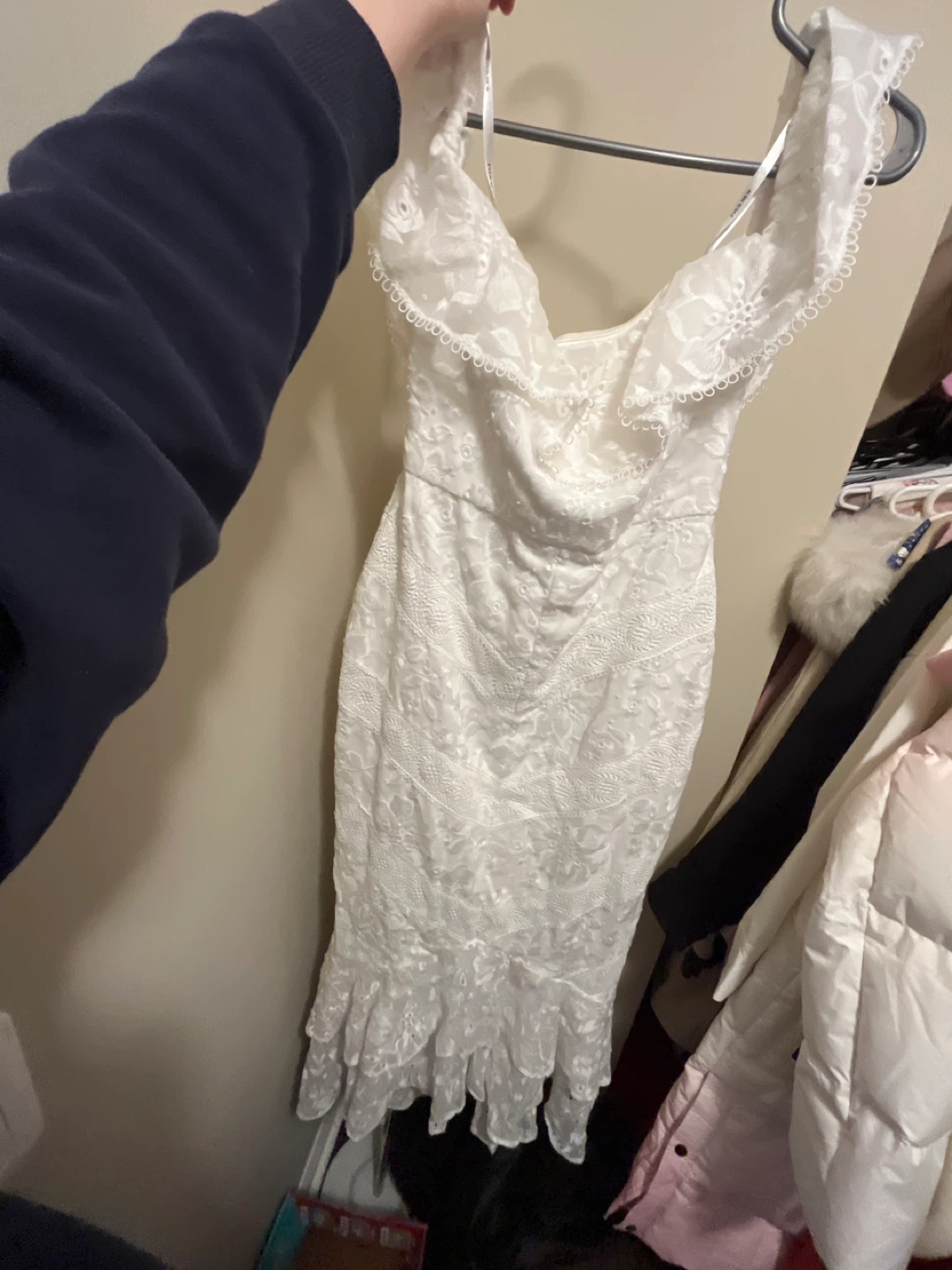 Ever New Melbourne White Lace Dress