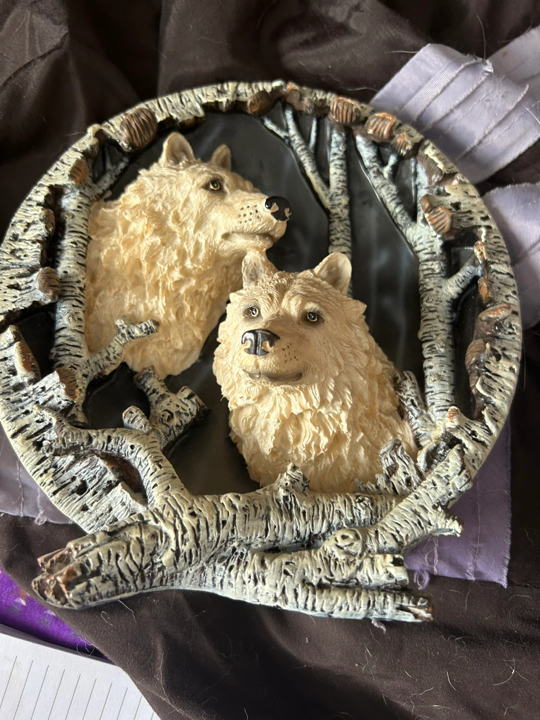 Saber Wolf Scene Wall Decor