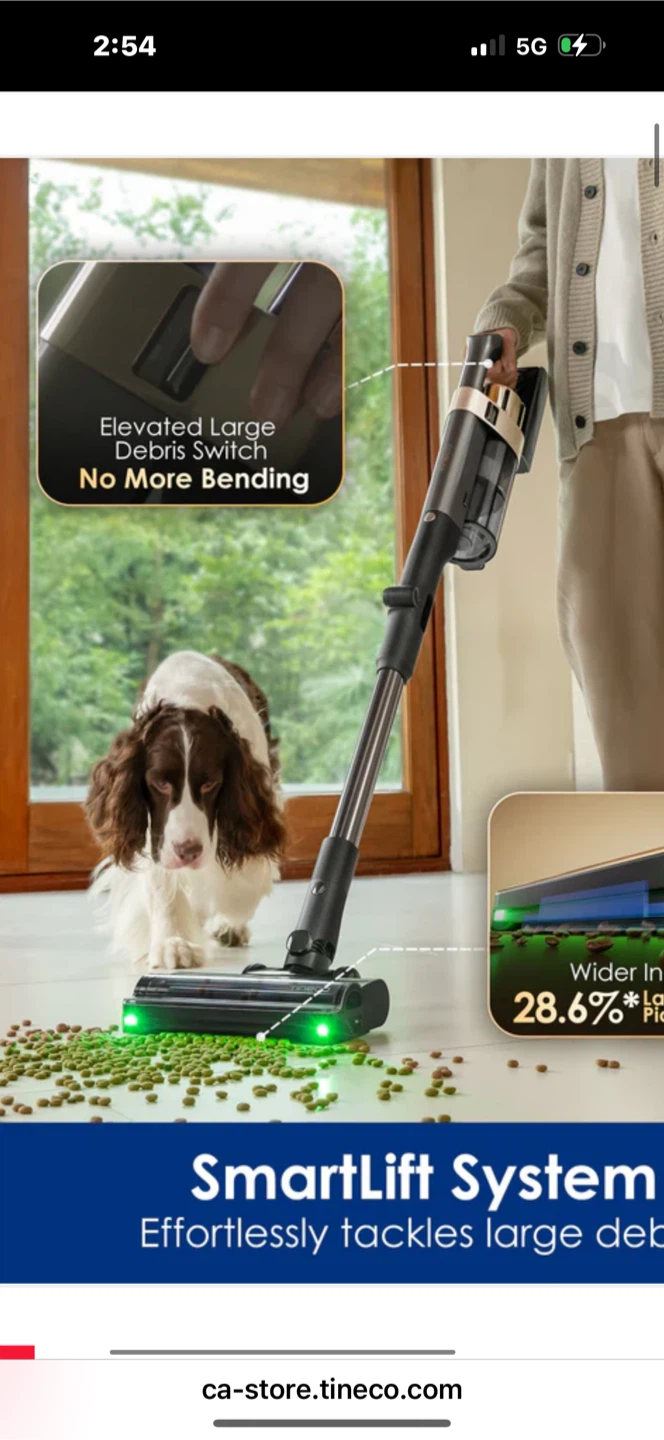 (New box)Tineco PURE ONE A90S Cordless Stick Vacuum Cleaner - photo 3