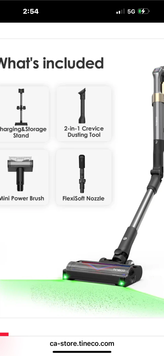 (New box)Tineco PURE ONE A90S Cordless Stick Vacuum Cleaner - photo 5