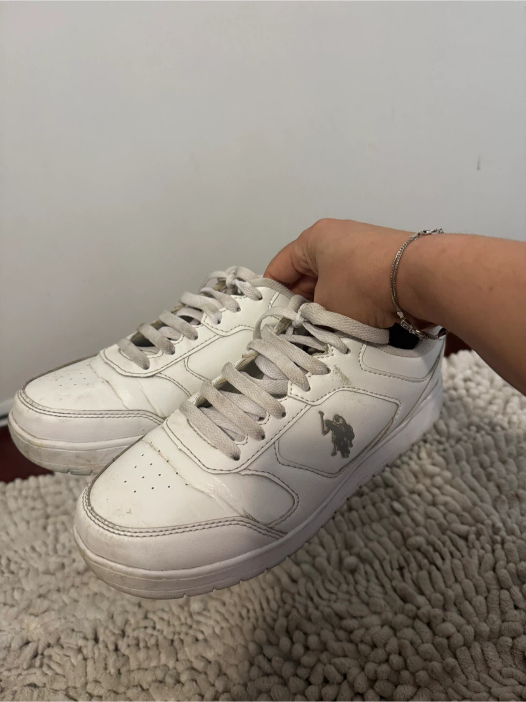 U.S. Polo Assn. White Sneakers