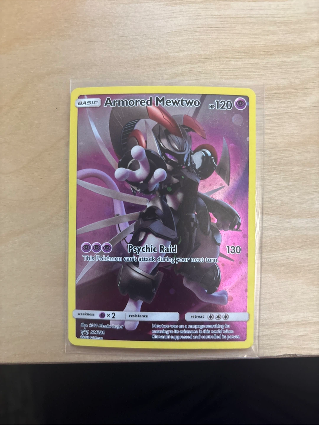 Pokemon Armored Mewtwo Card