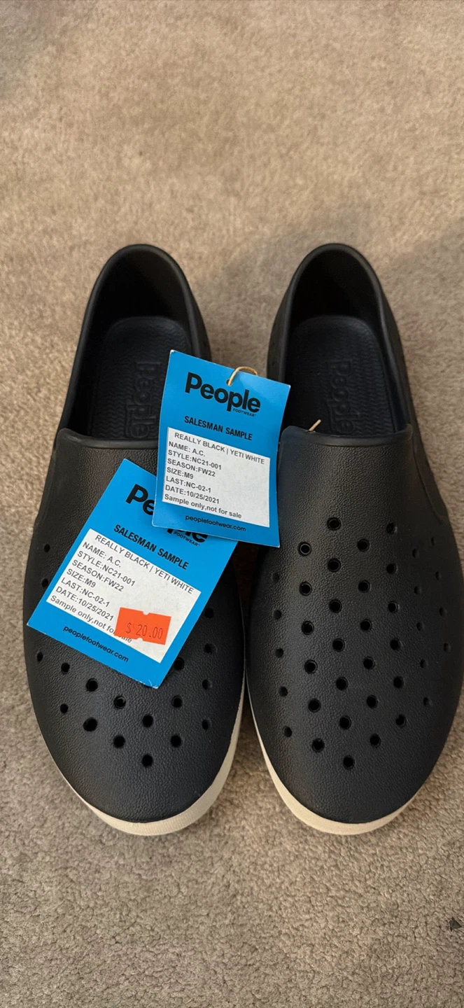 People Footwear Really Black Slip-On Shoes