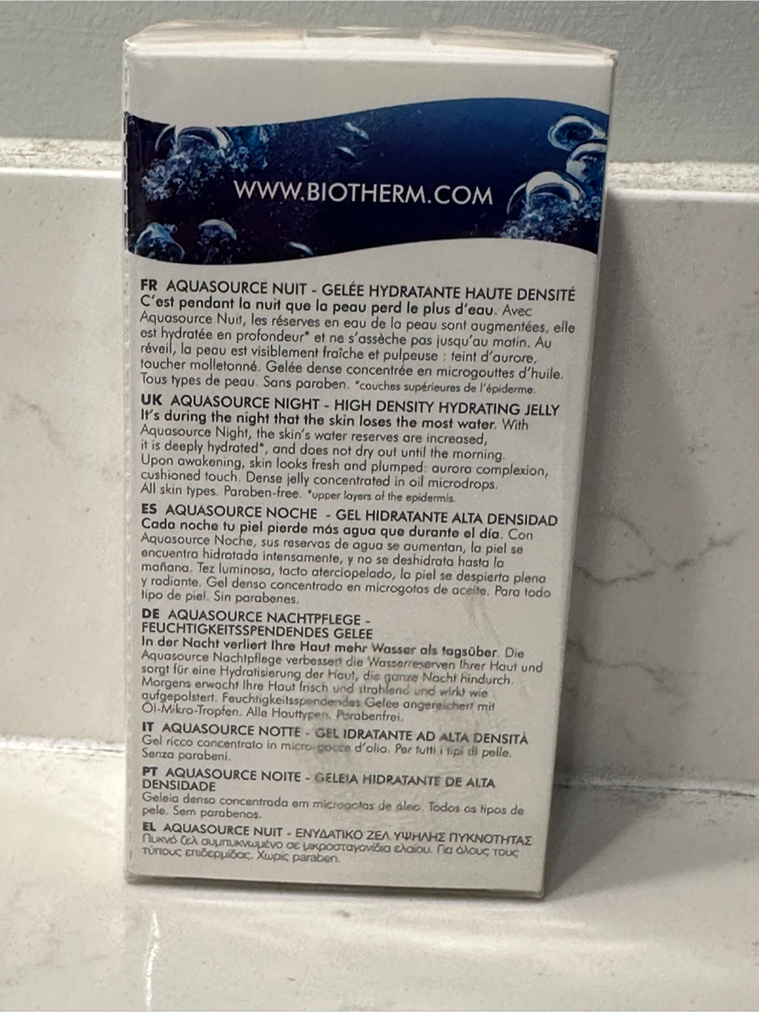 Biotherm Aqua-source Nuit High Density Hydrating Jelly - photo 2