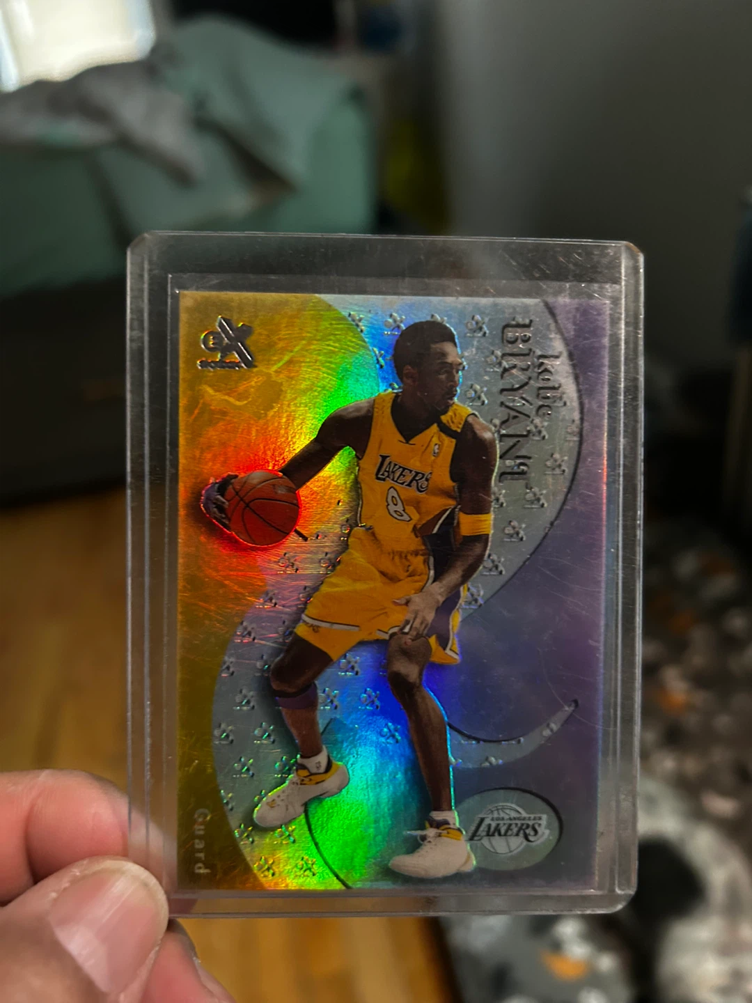 2000 Fleer Exclusive Kobe Bryant Basketball Card