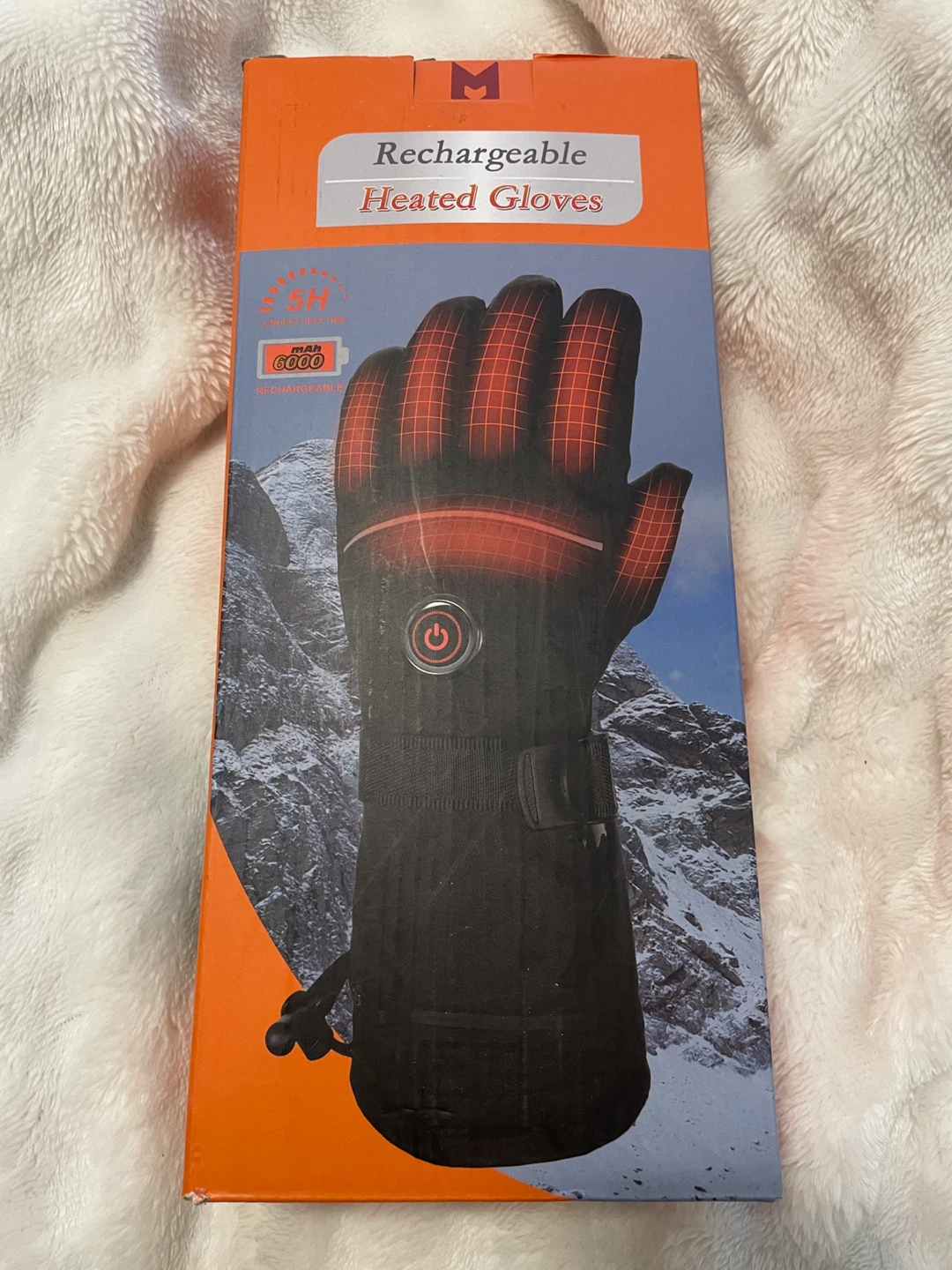 New Rechargeable Heated Gloves with 6000mAh Batteries