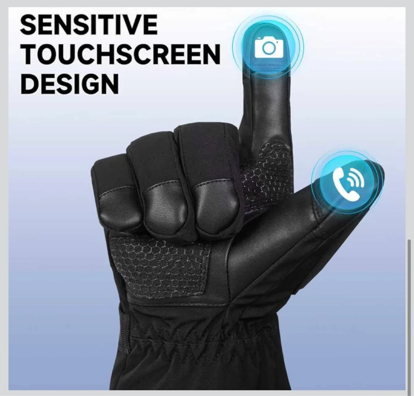 New Rechargeable Heated Gloves with 6000mAh Batteries - photo 4