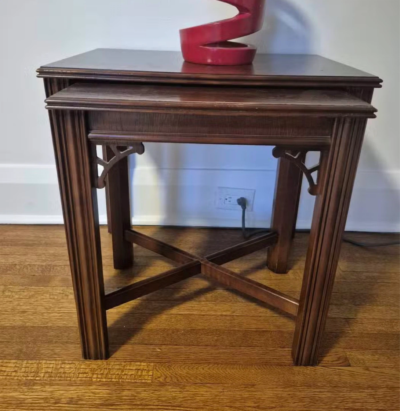 Nesting Side Tables - Dark Wood