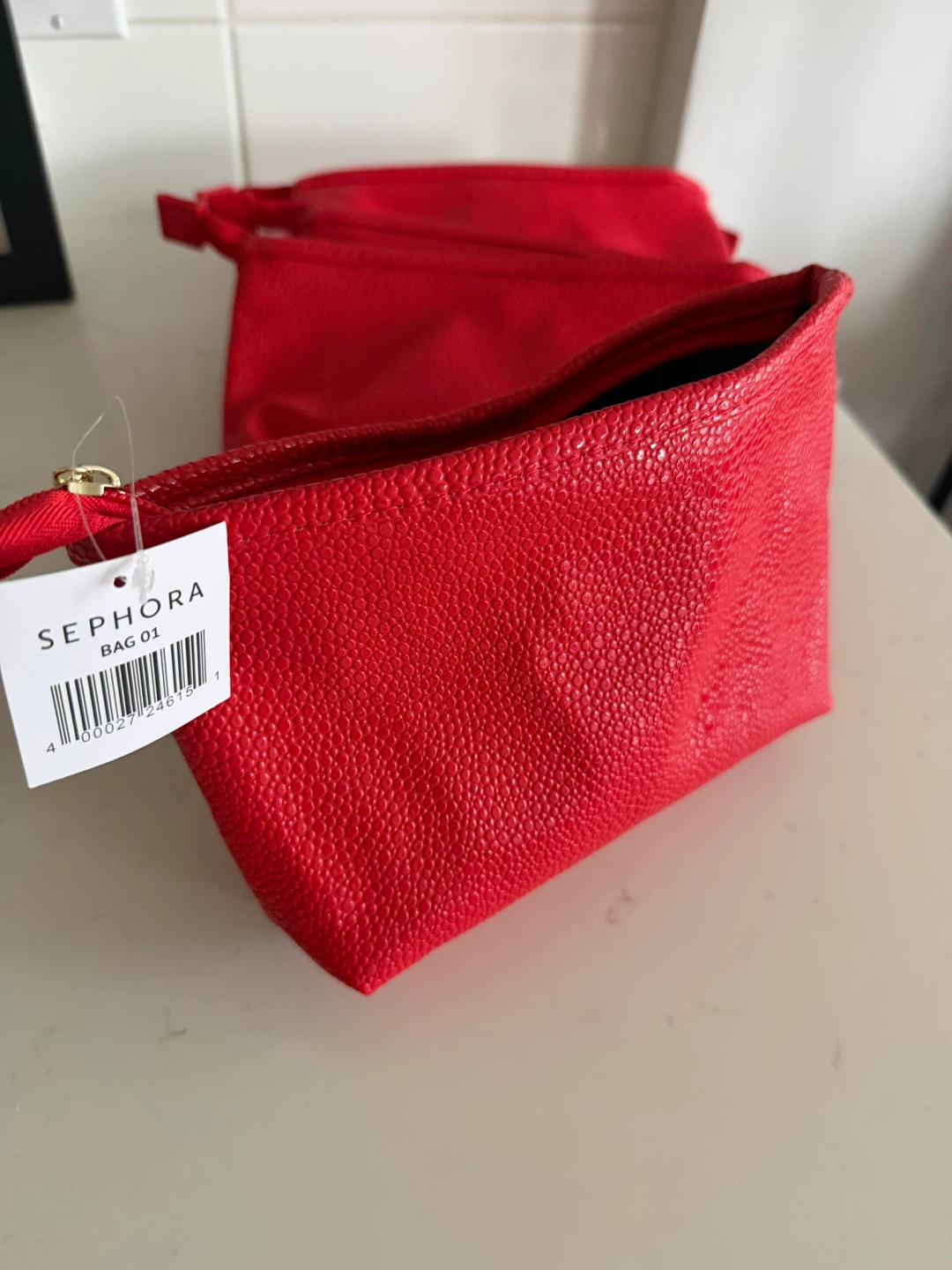 Sephora Red Cosmetic Pouch - photo 2
