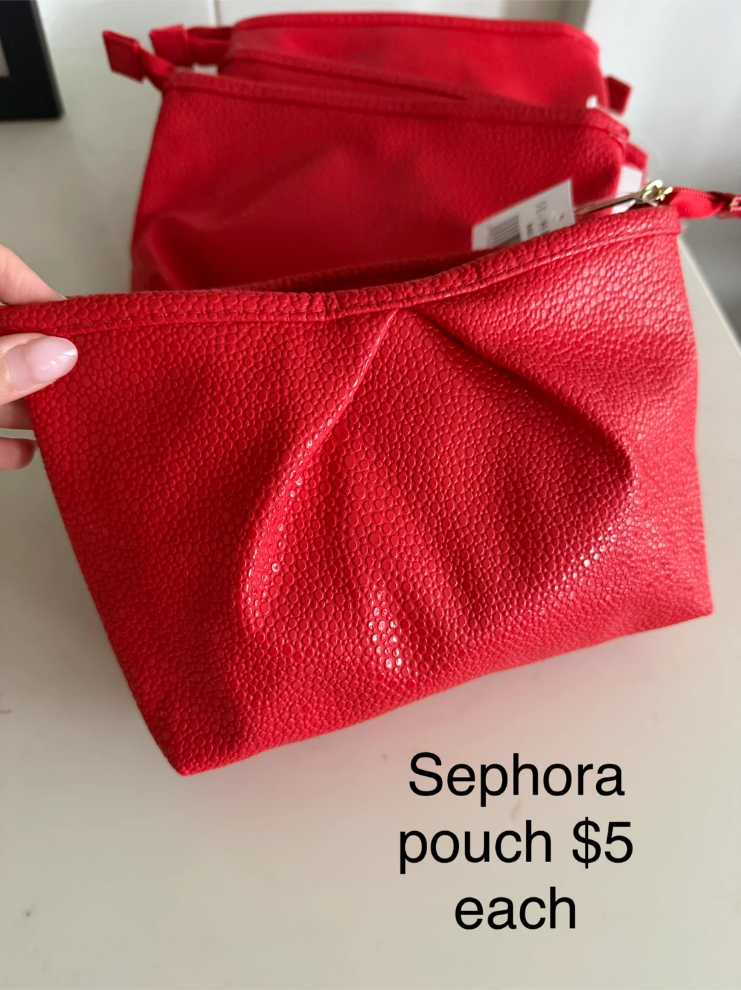 Sephora Red Cosmetic Pouch - photo 4