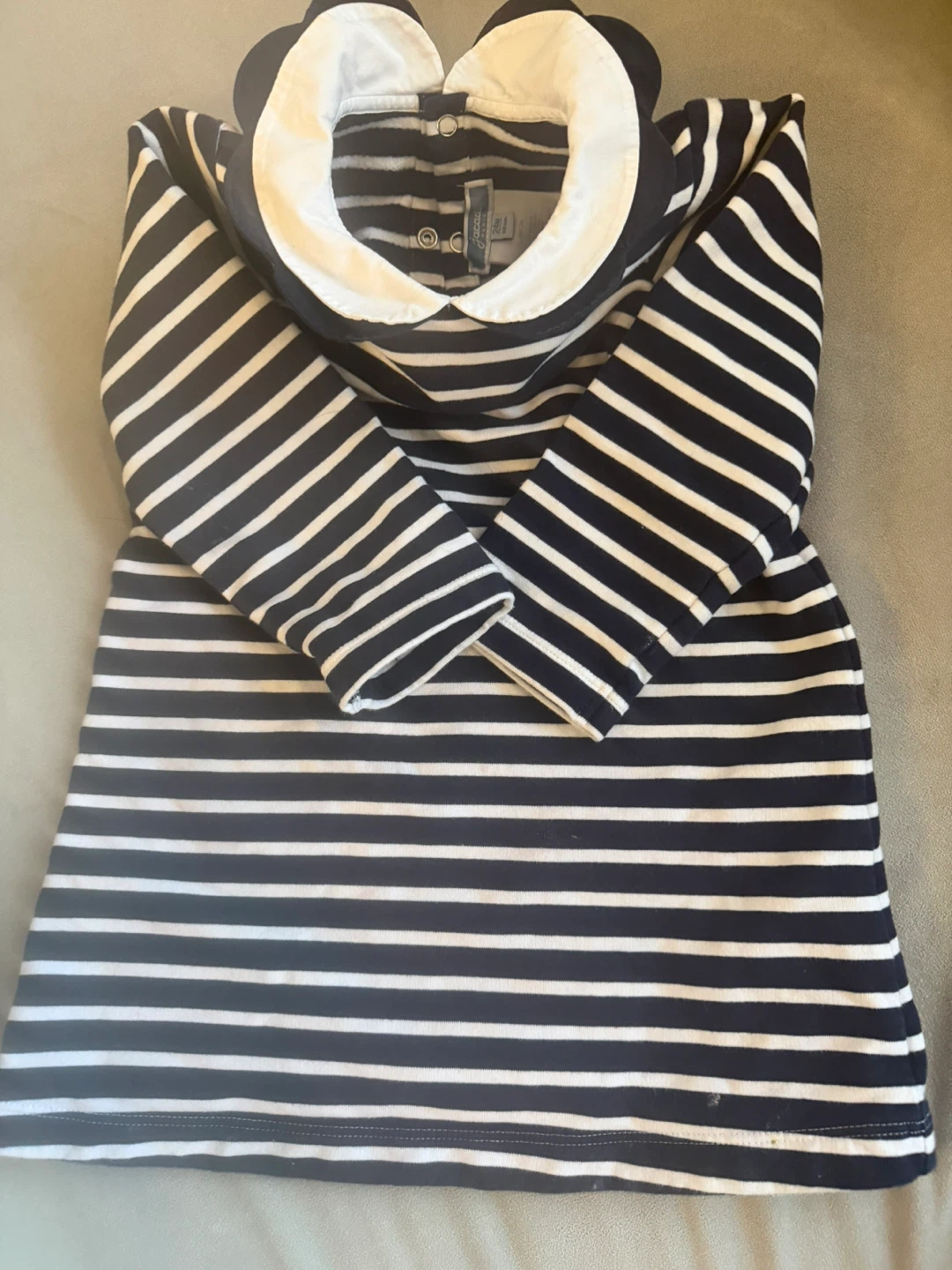 Jacadi Paris Striped Baby Dress - 24 Months
