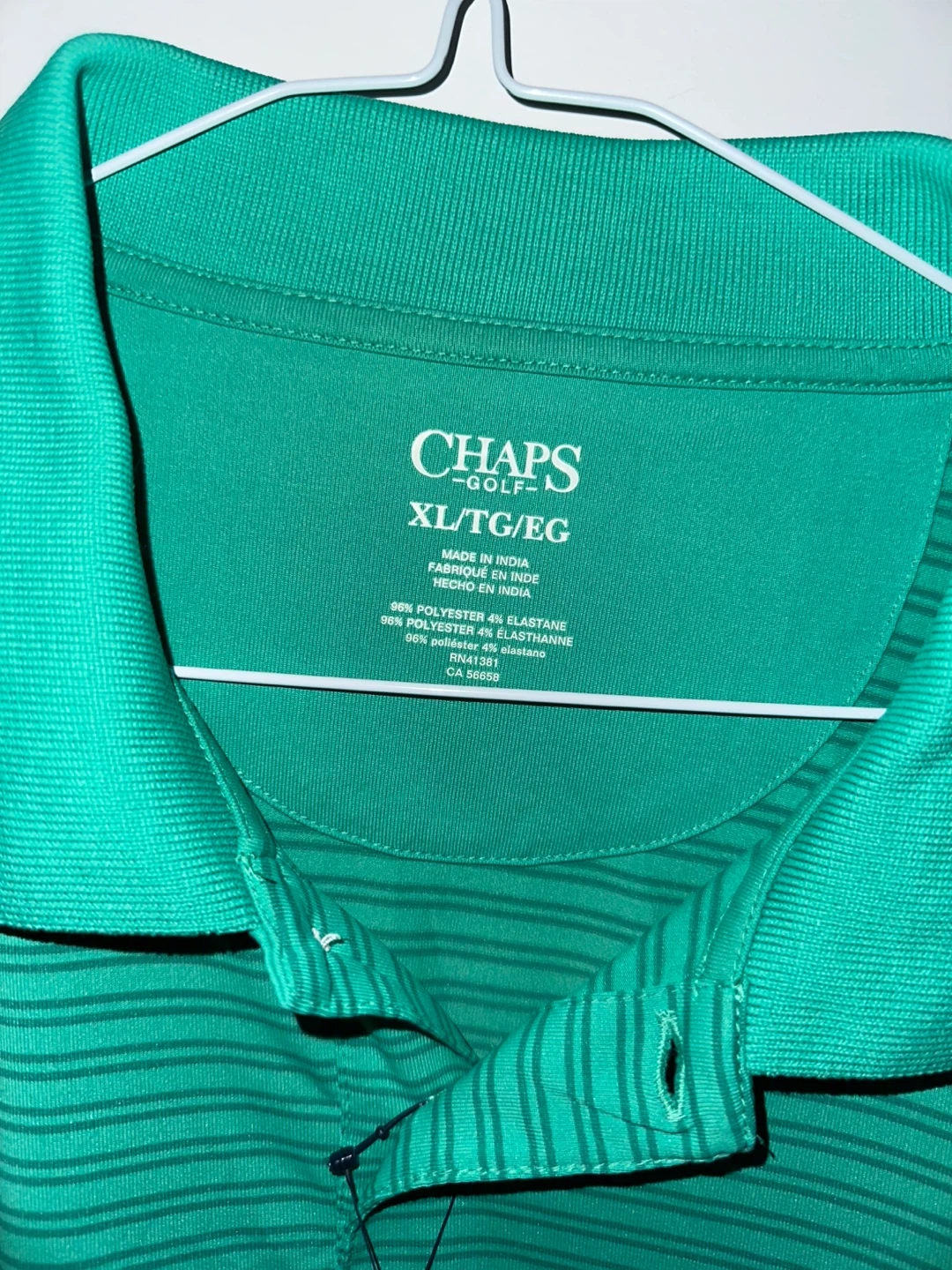 *New, tags attached*. Men's Chaps Golf Polo Shirt - photo 2