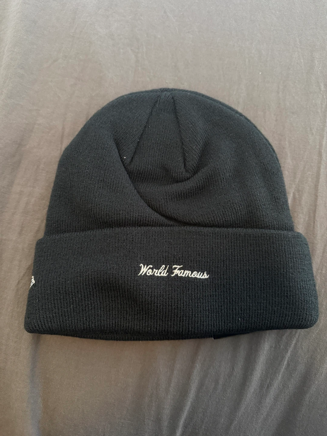 Supreme New Era Cross Box Logo Beanie - Black - photo 2