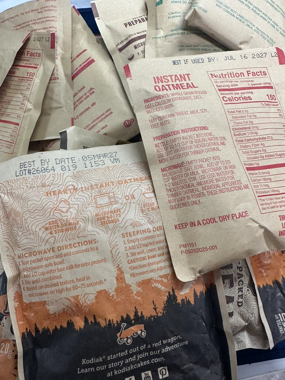 45 bags of Kodiak Cakes Instant Oatmeal Variety Pack - photo 2