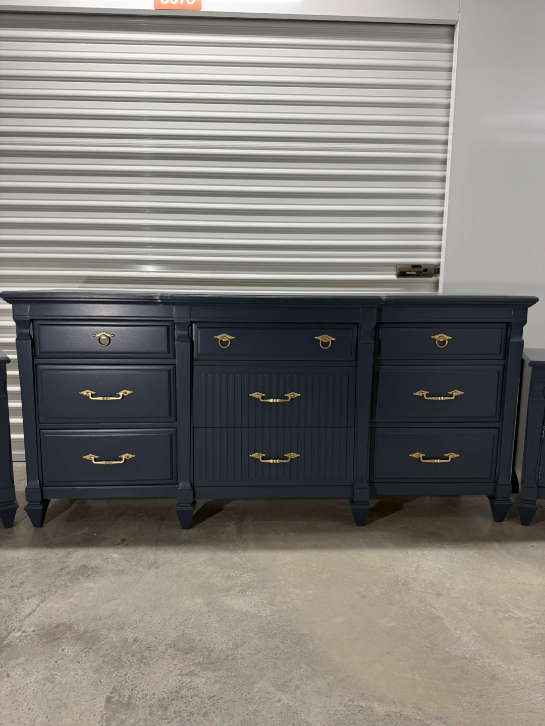 🚨Free Delivery NJ/NY Navy Blue Bedroom Set - photo 2