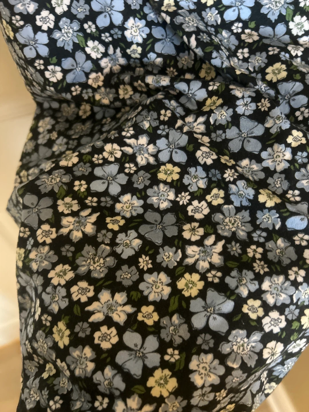 Floral Print Cami Dress with Black Lace Trim - photo 2