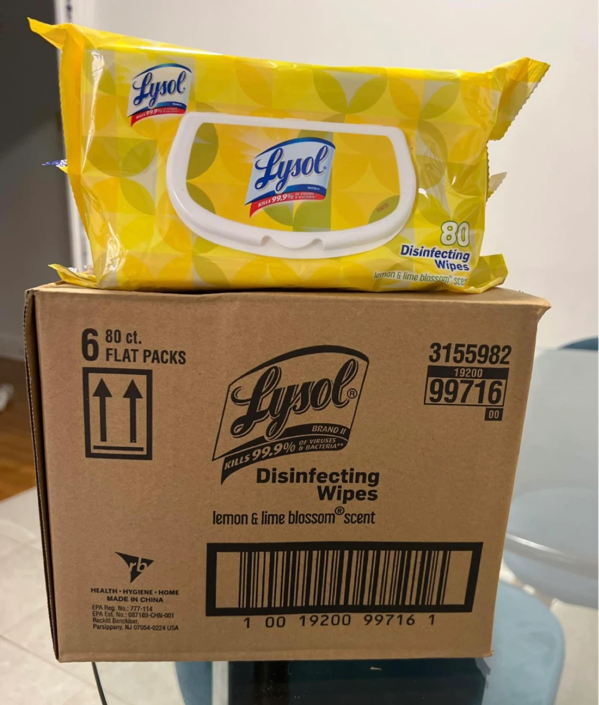 Lysol Wipes (box)