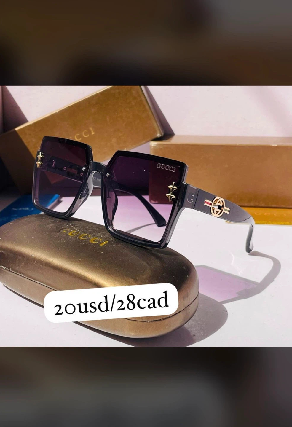 GUCCI Oversized Sunglasses