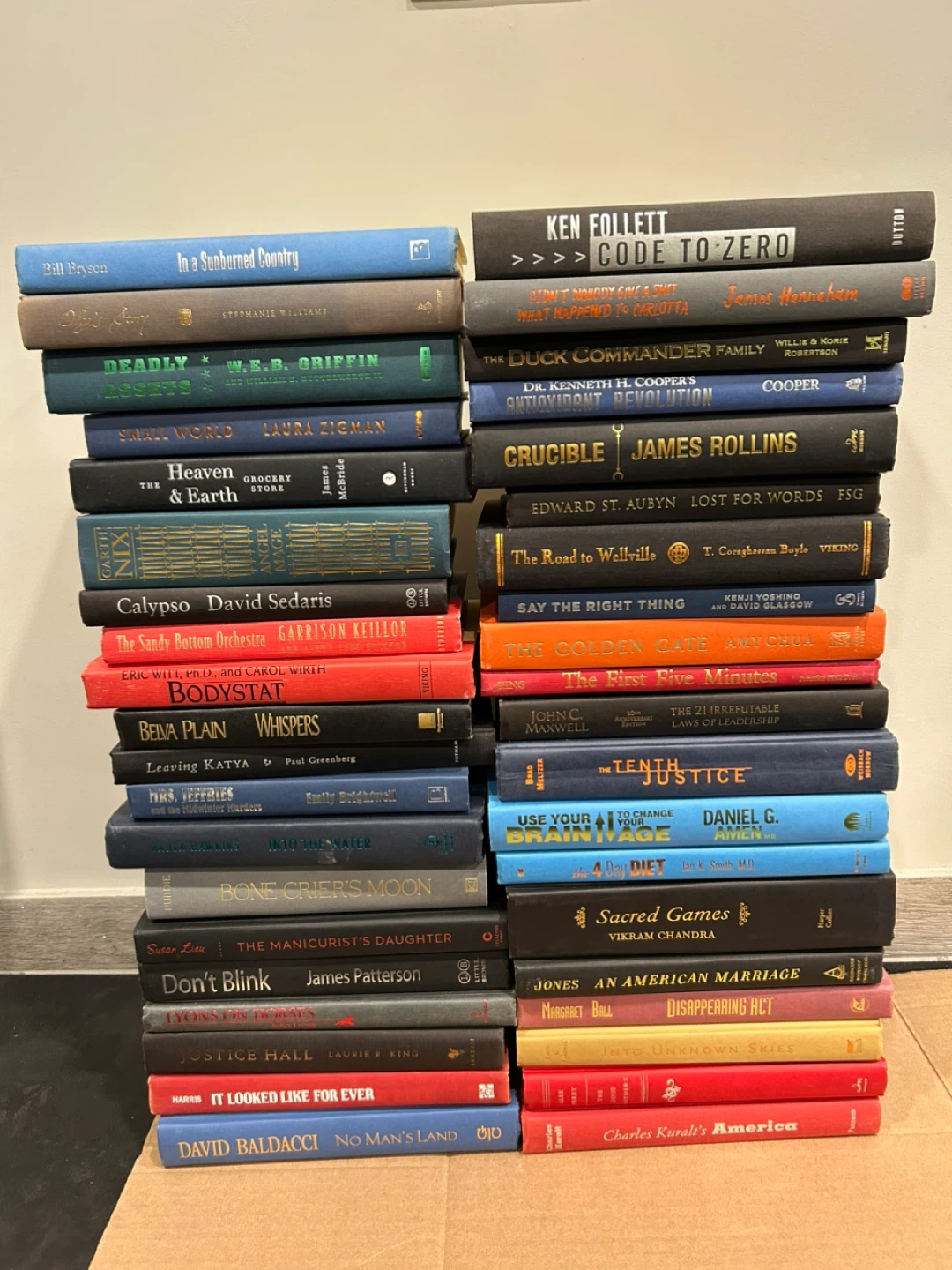 MASSIVE 40-Book Bestseller Lot - Like-New Hardcovers
