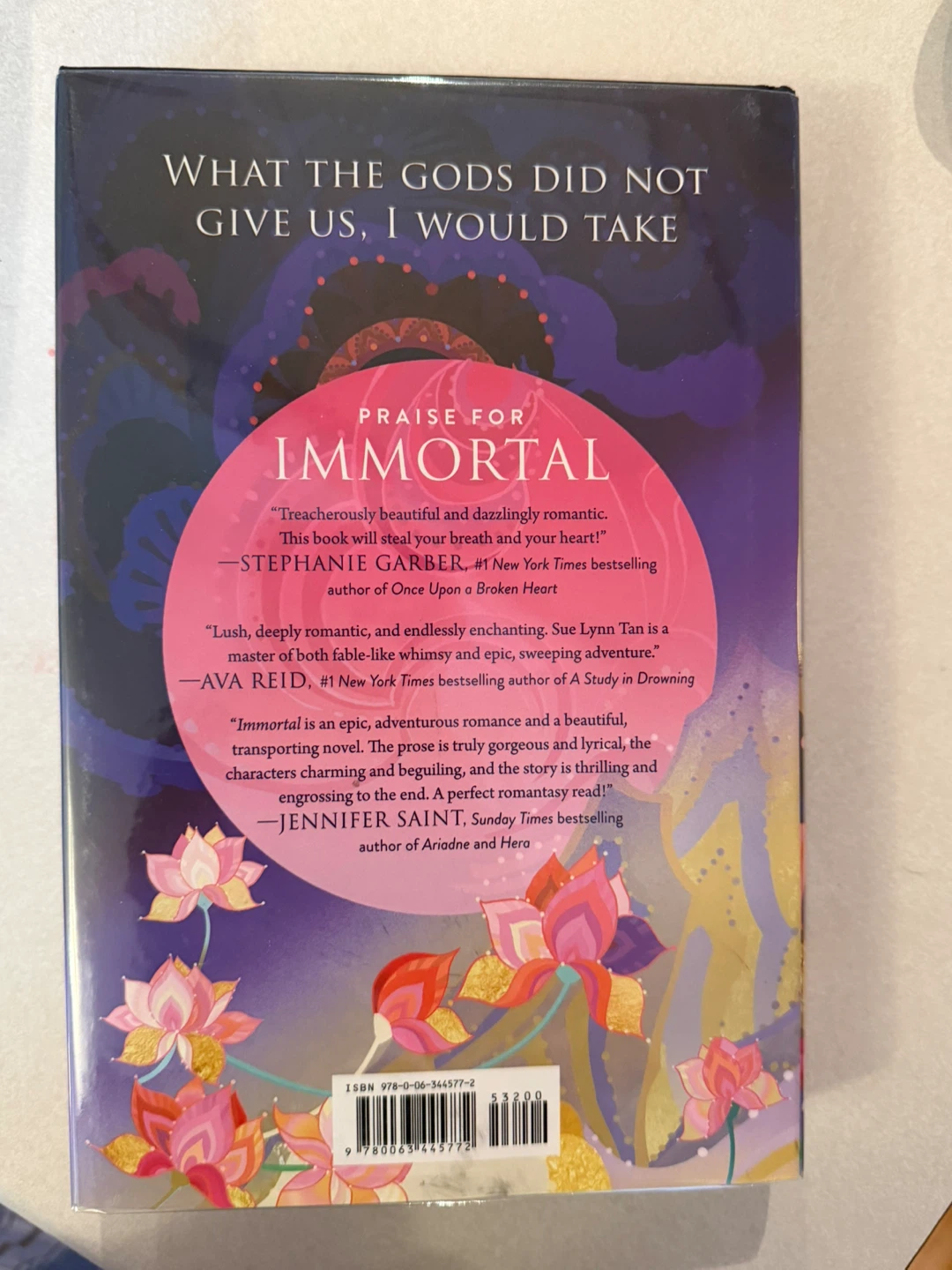 Immortal by Sue Lynn Tan - hardcover - photo 2