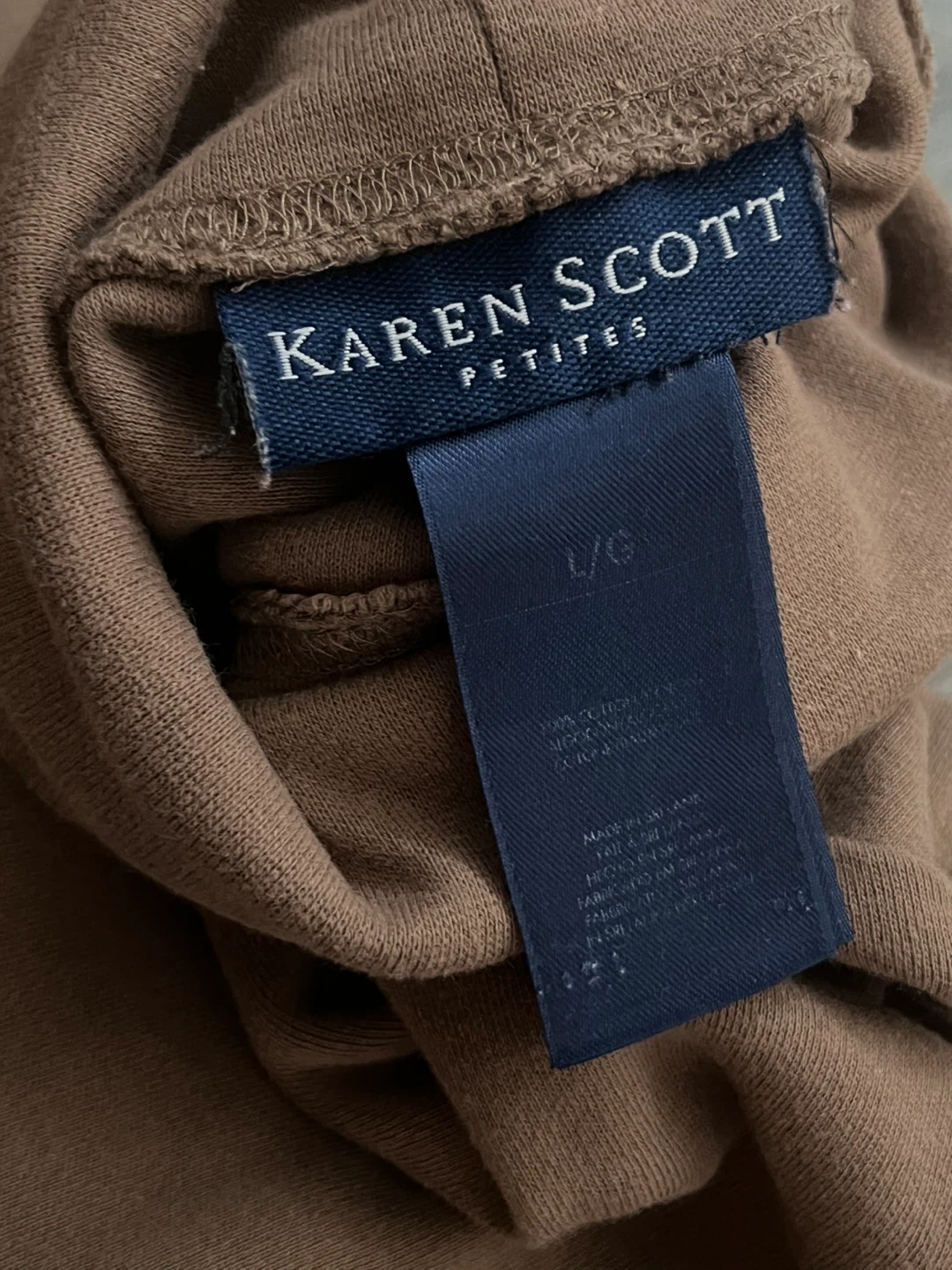 Brown 100% Cotton Longsleeve Turtleneck | Women - photo 3