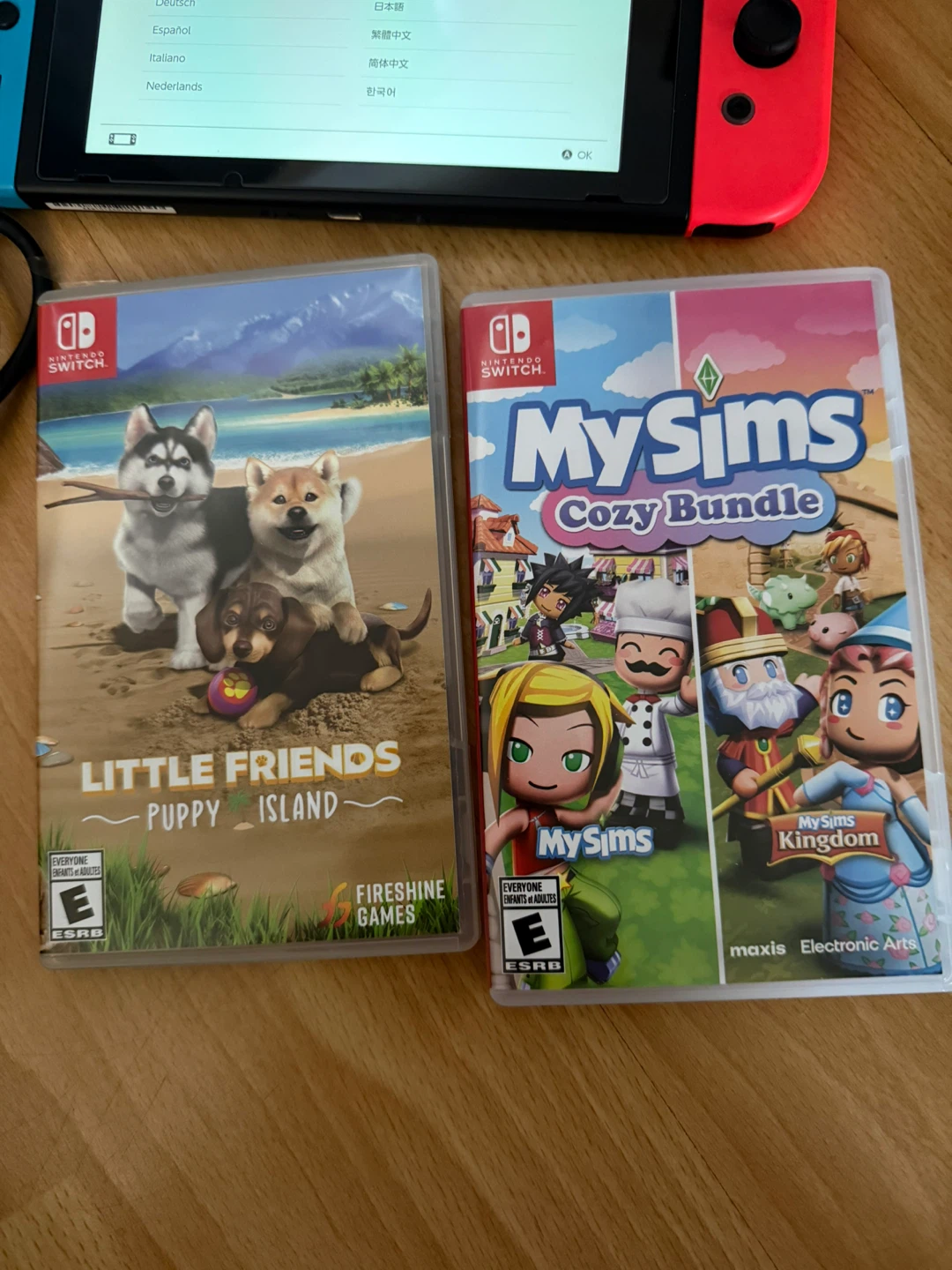 Nintendo Switch Console with Games and Accessories - photo 3