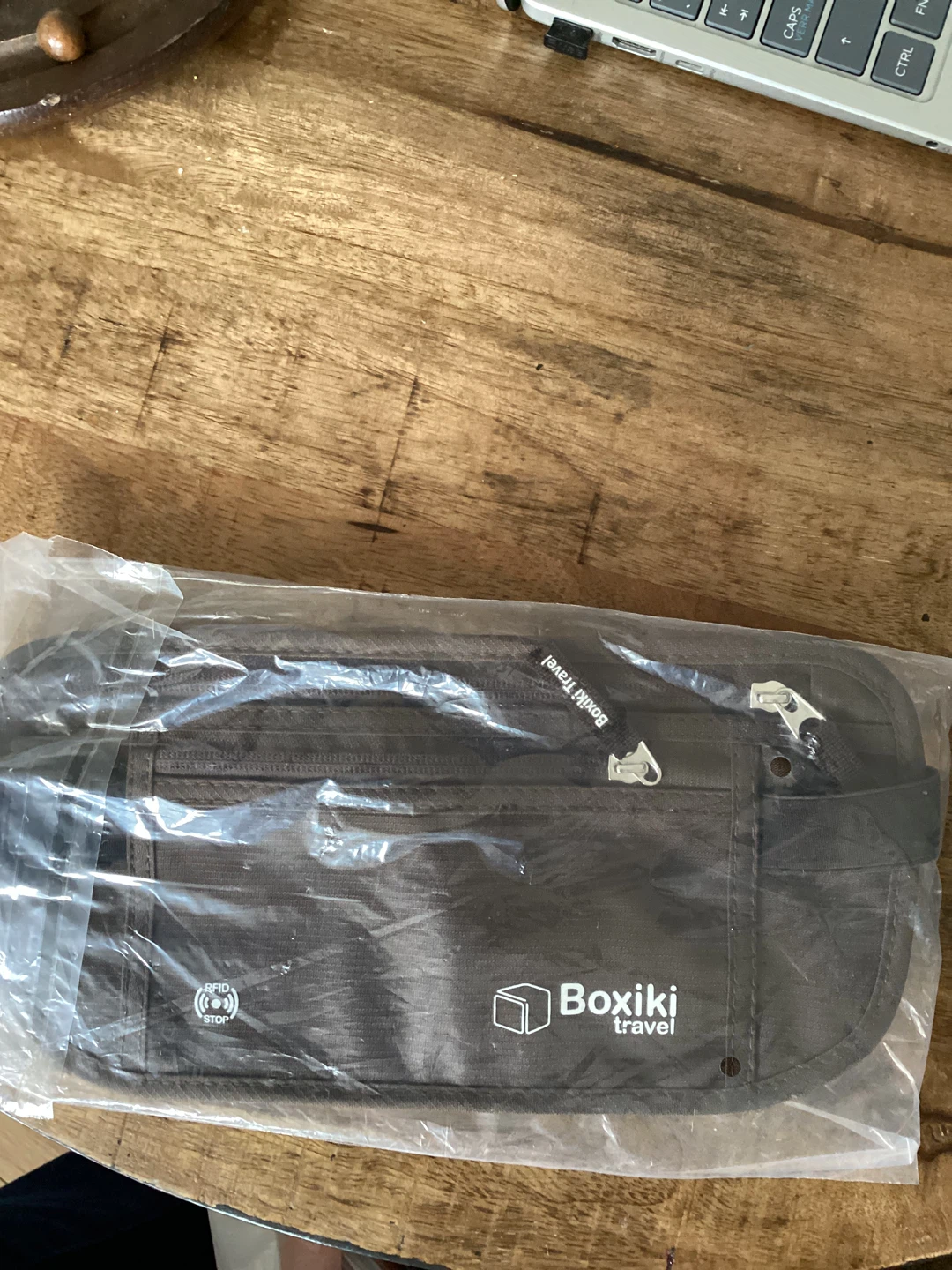 Boxiki Travel RFID Blocking Money Belt - dark brown - photo 3