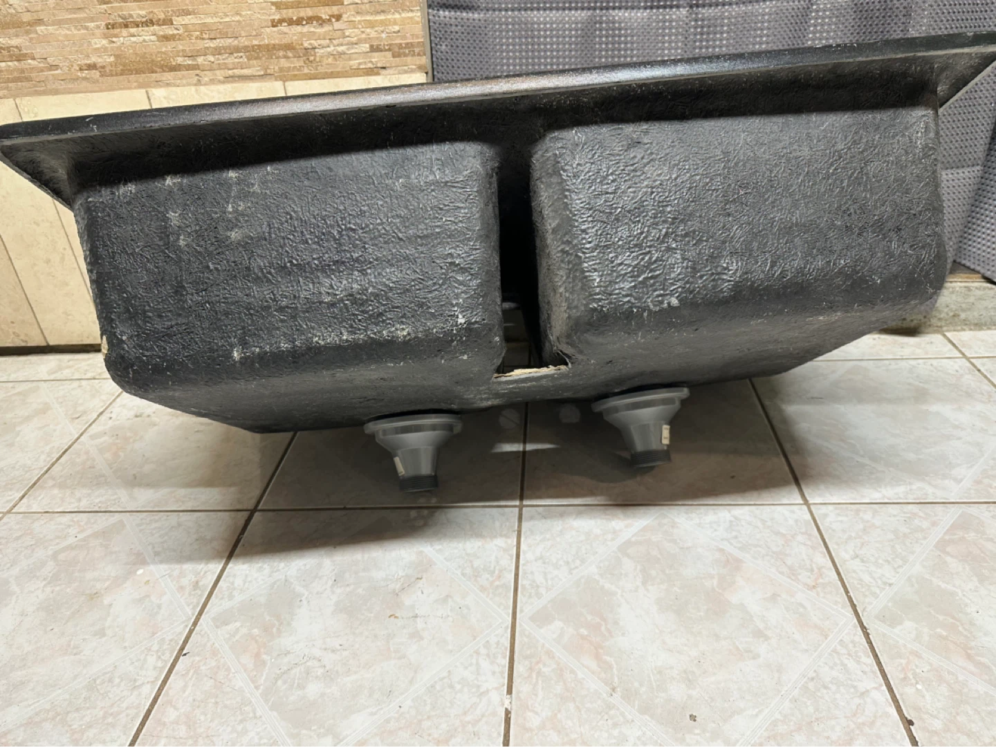 Dekor Black Double-Basin Kitchen Sink - photo 2