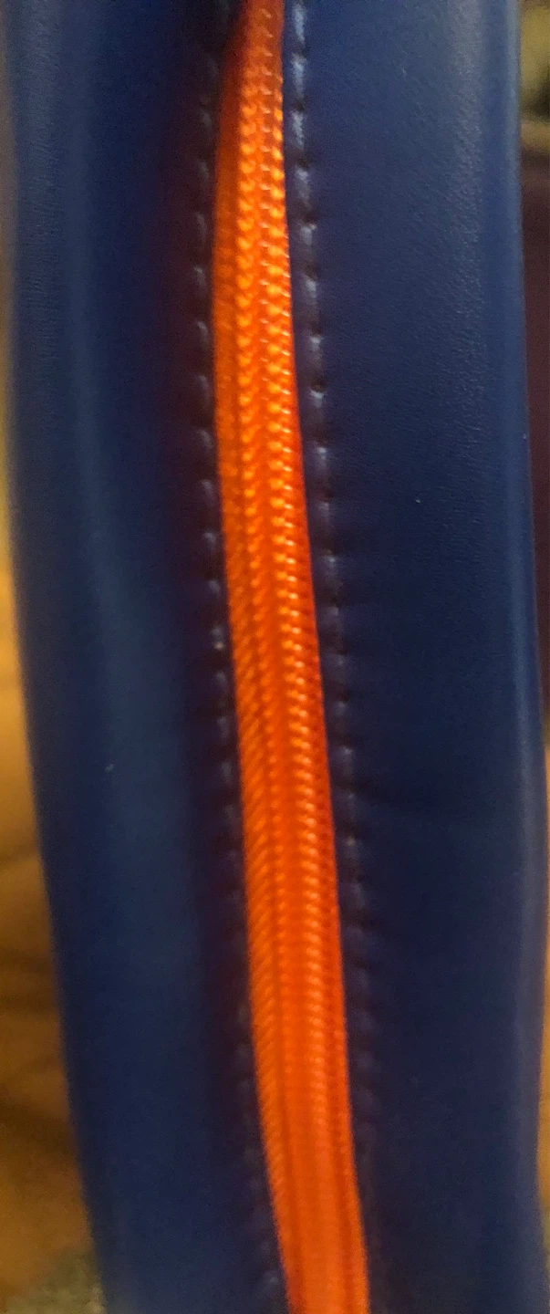Blue & Orange Zippered Pouch - photo 2