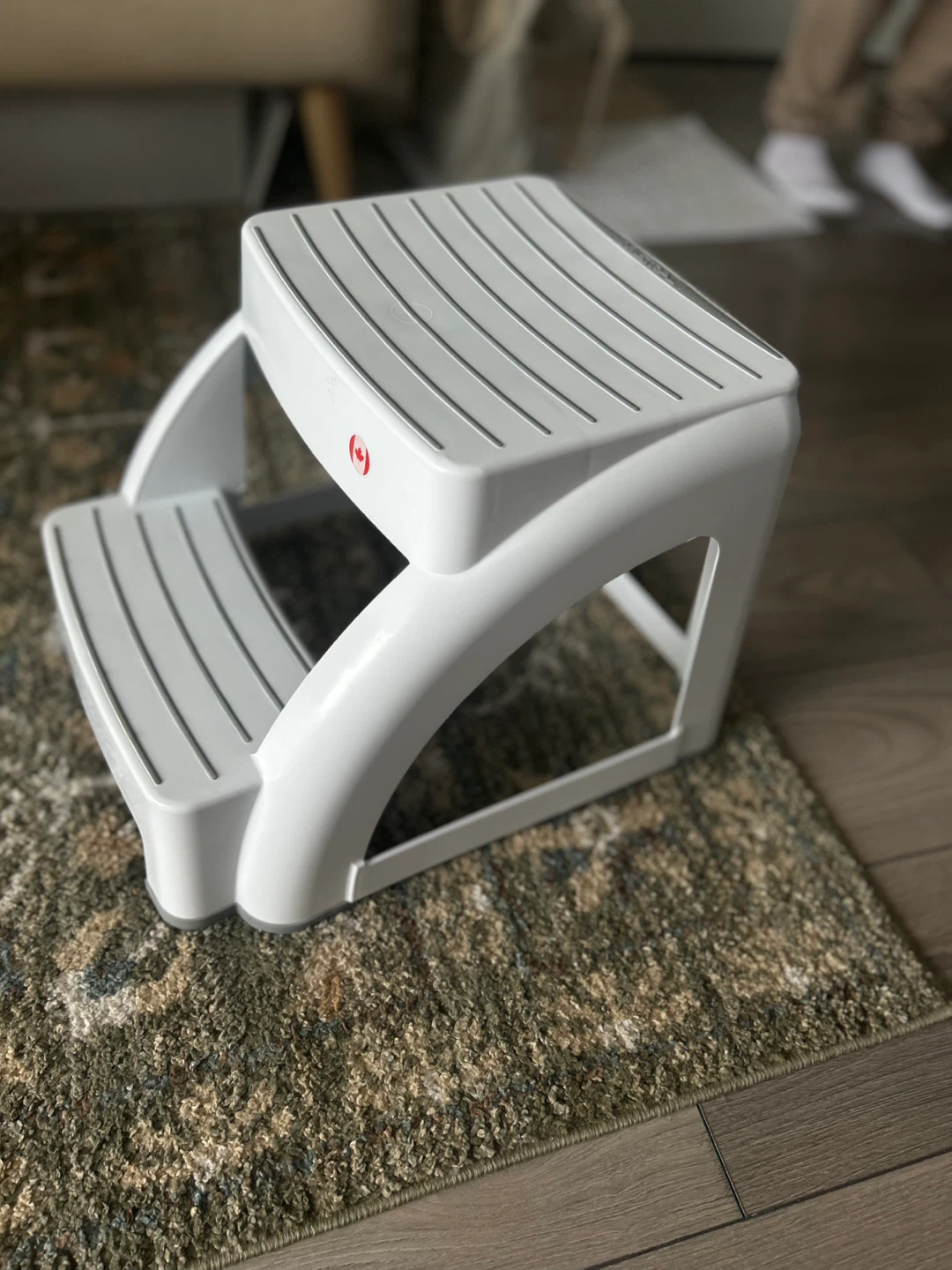 White Step Stool