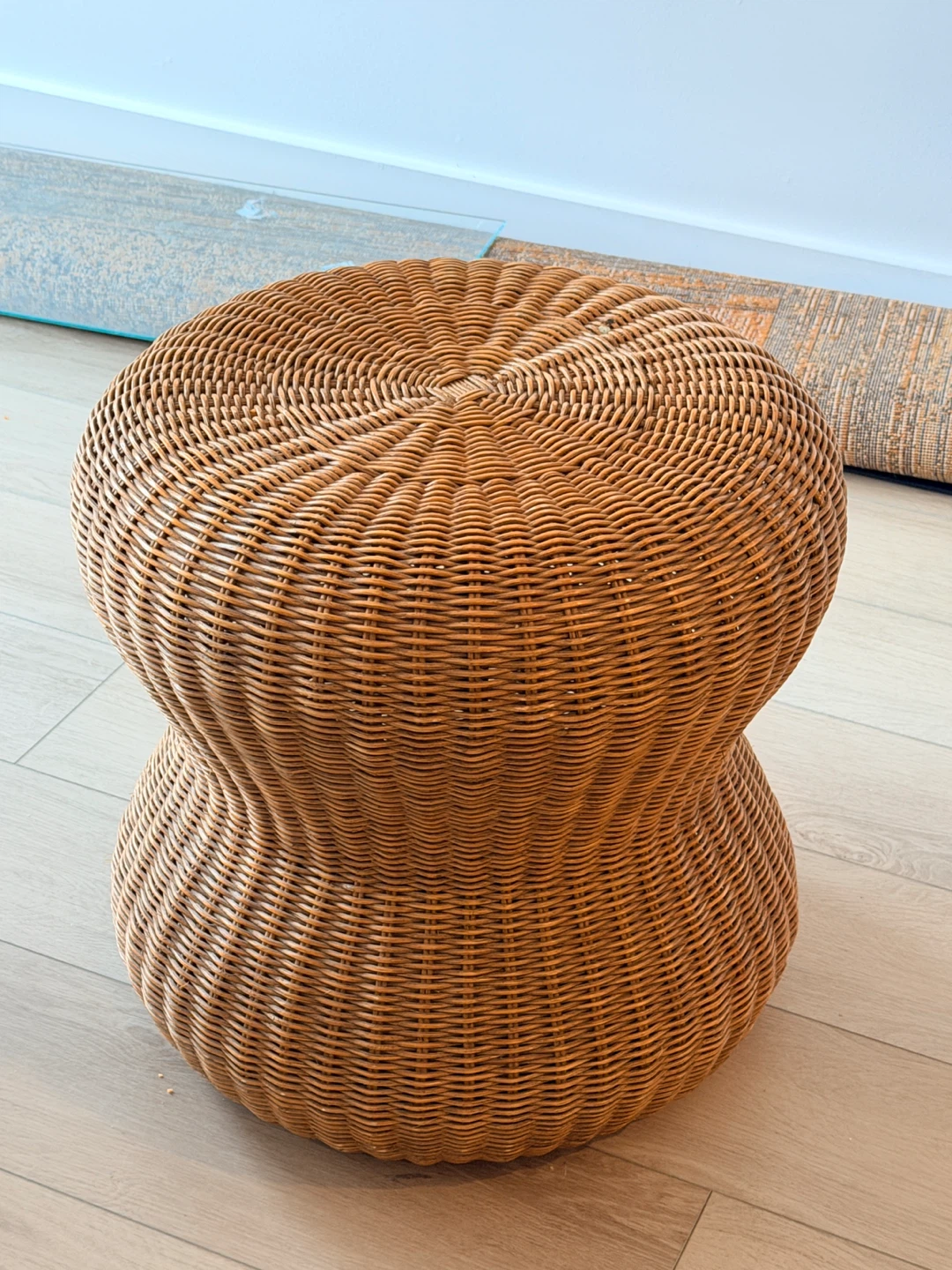 Wicker Rattan Accent Stool - photo 3