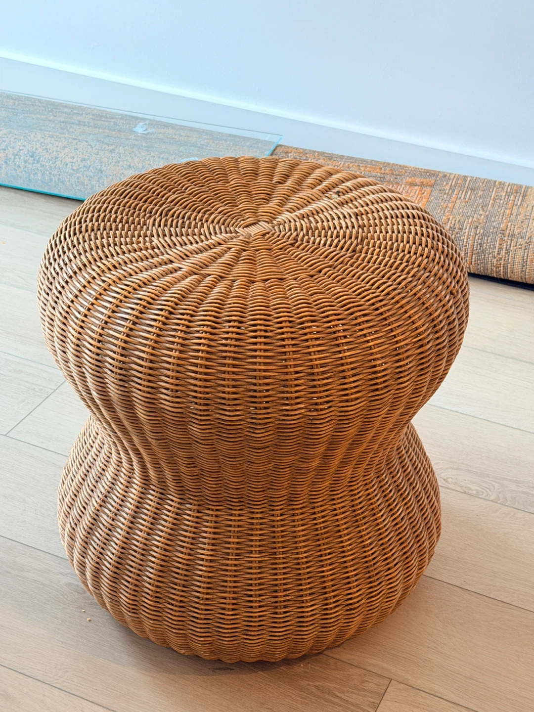 Wicker Rattan Accent Stool - photo 2
