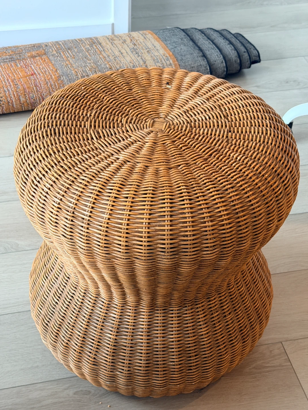 Wicker Rattan Accent Stool