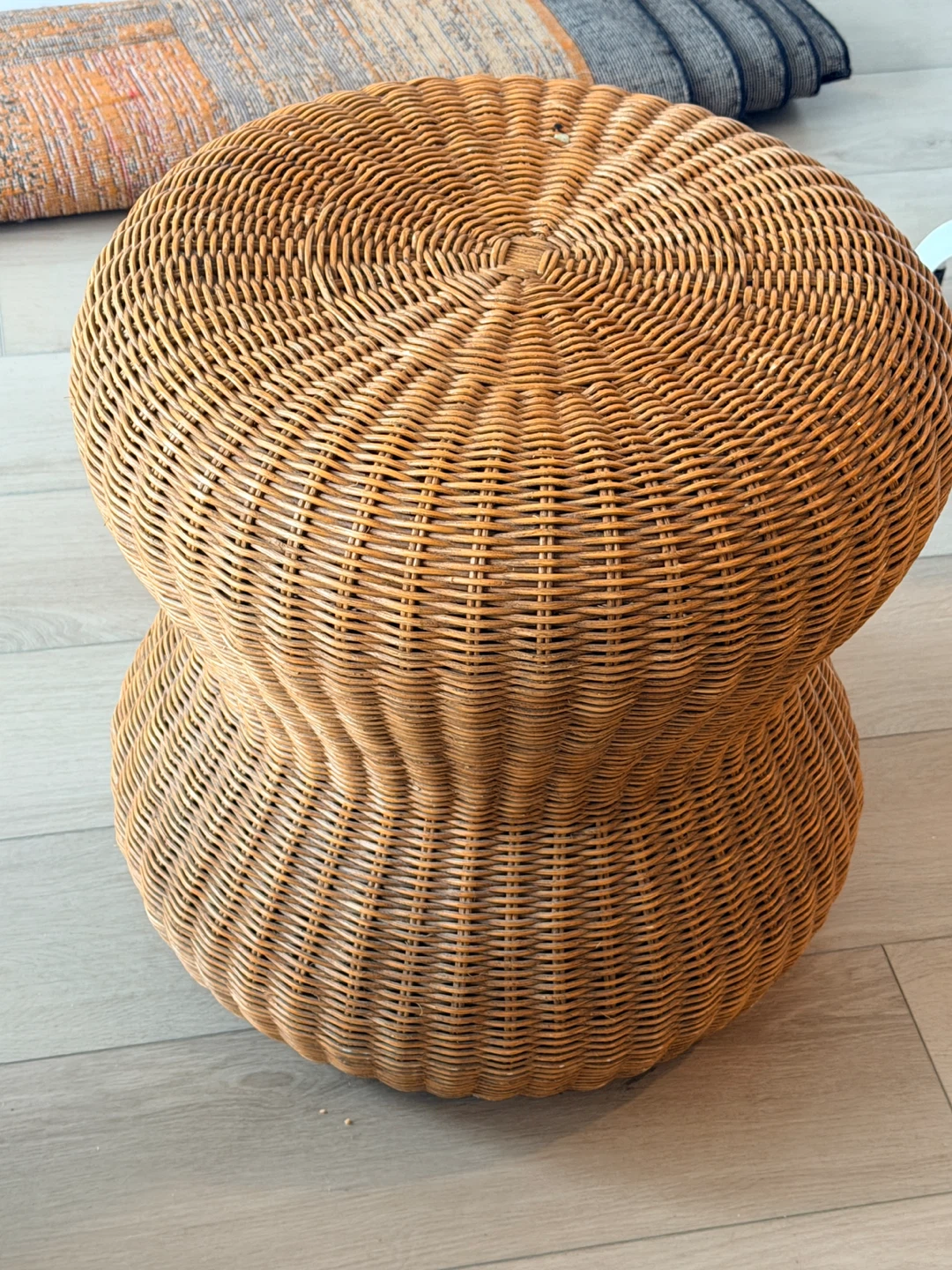 Wicker Rattan Accent Stool - photo 4