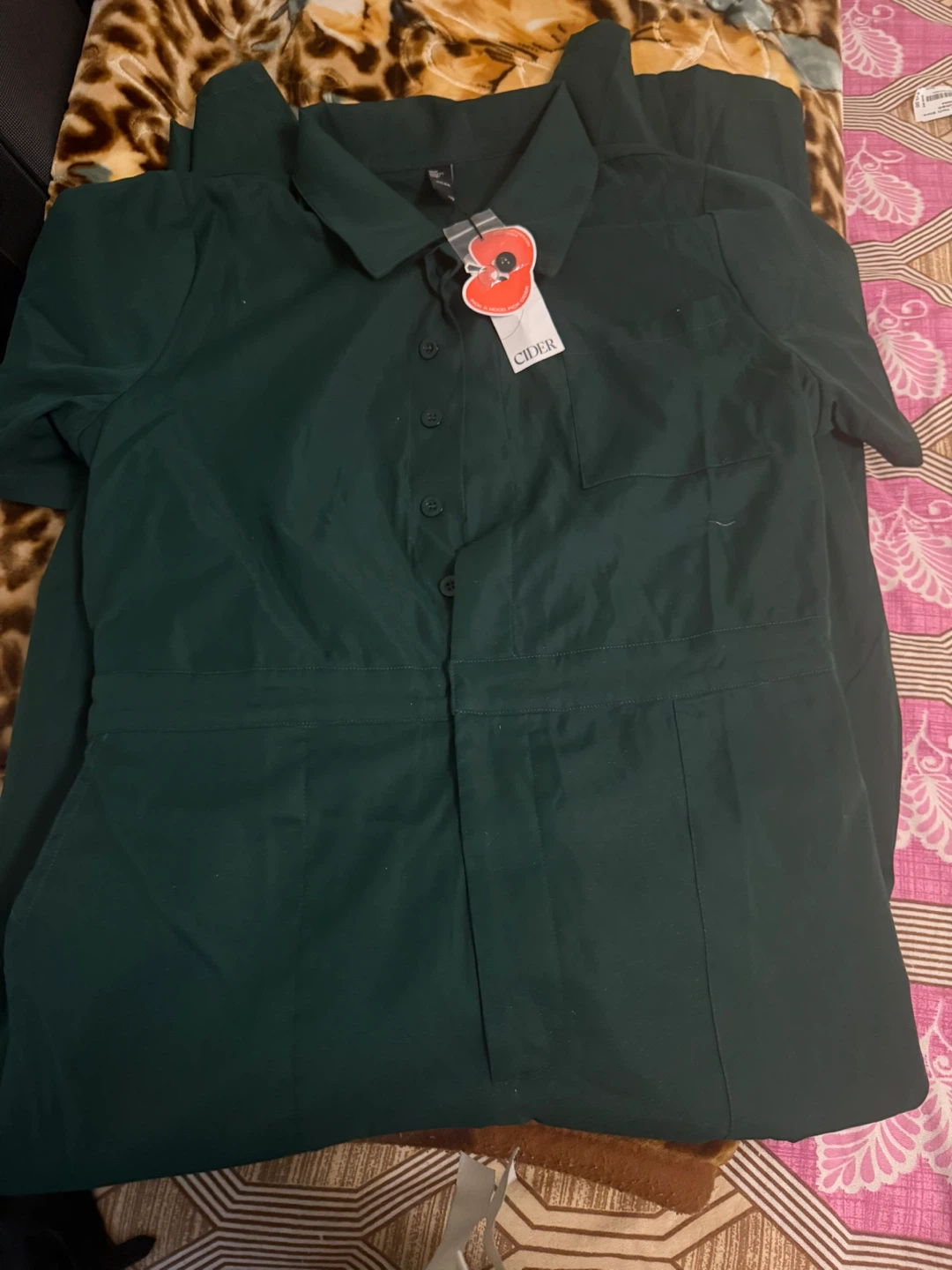 CIDER Green Jumpsuit - Size 0xl