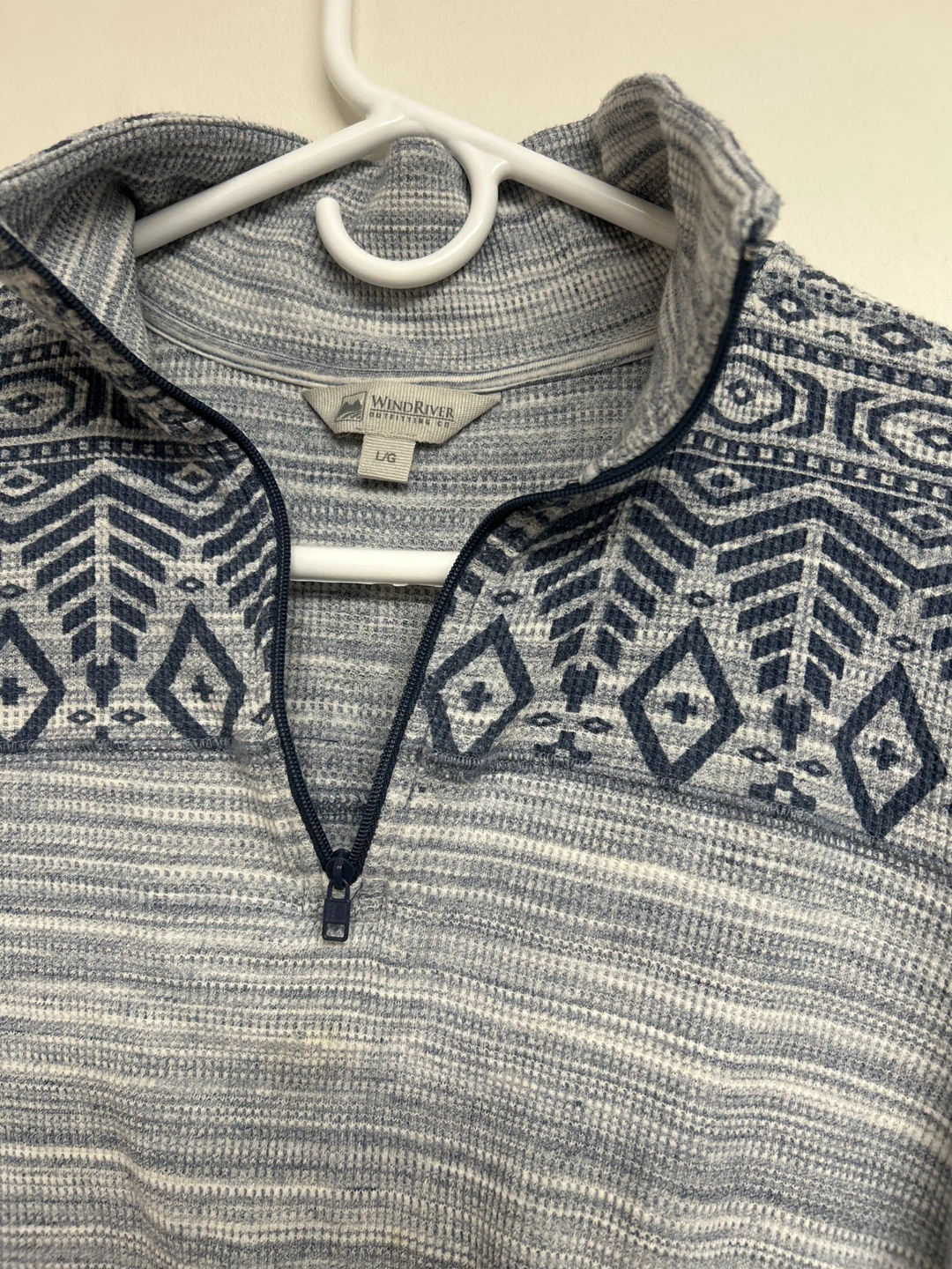 Windriver Quarter-Zip Pullover Sweater - Size L - photo 2