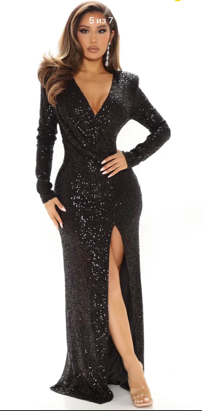 Elegant Sexy Black Maxi Dress – Special Occasion