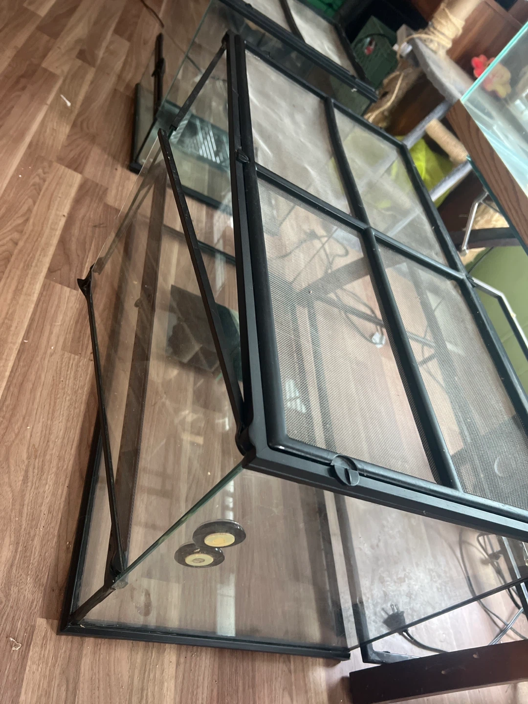 Glass Terrarium Tank with Front Opening Doors  35 x 17.5 x 17.5 - photo 2