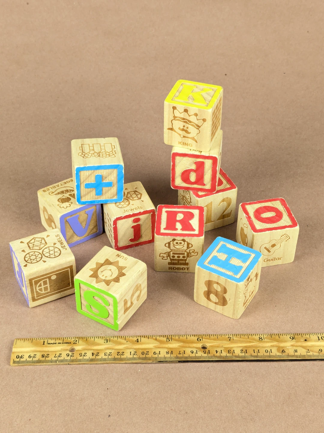 Wooden Building Blocks and Toy Vehicle Set - photo 2