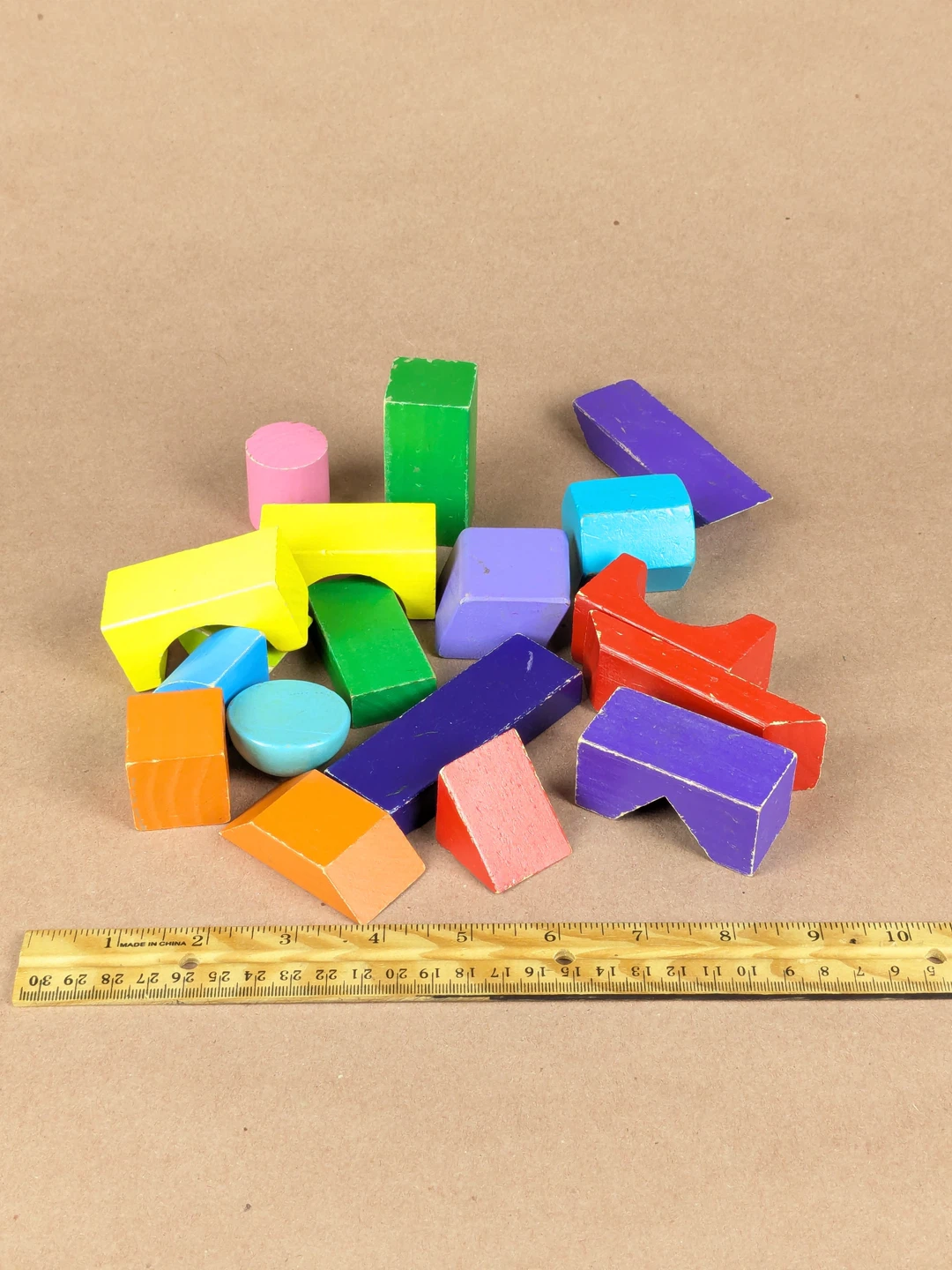 Wooden Building Blocks and Toy Vehicle Set - photo 3