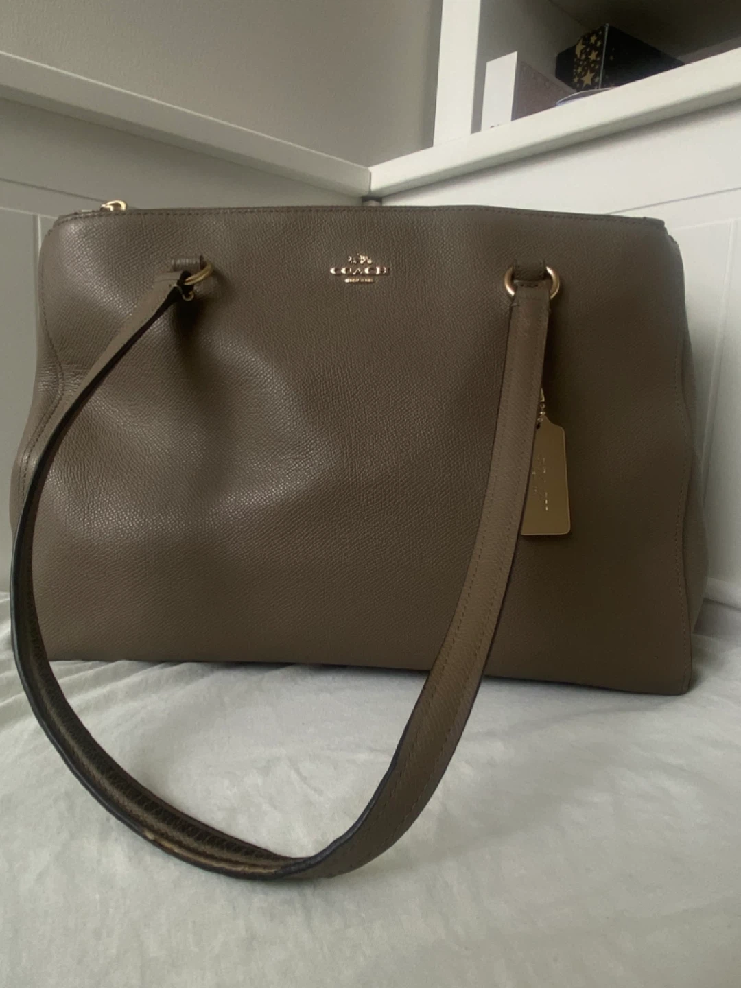 Coach leather bag