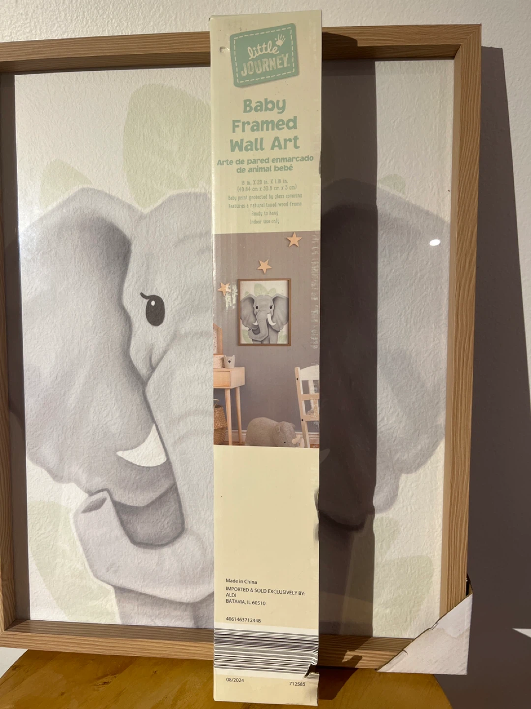 Little Journey Baby Framed Wall Art - Elephant - photo 3