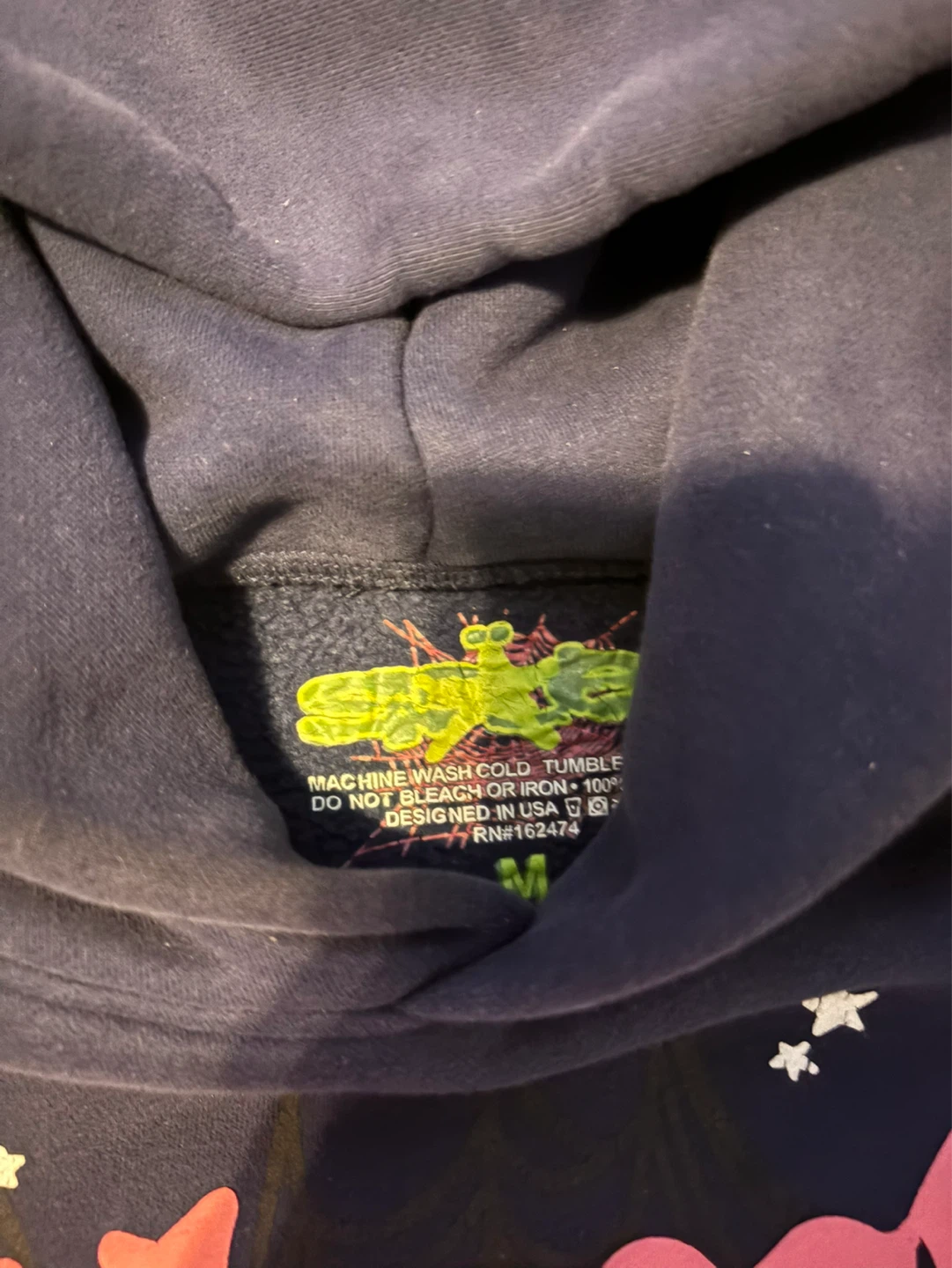 Navy Atlanta Hoodie (Sp5der) - photo 2